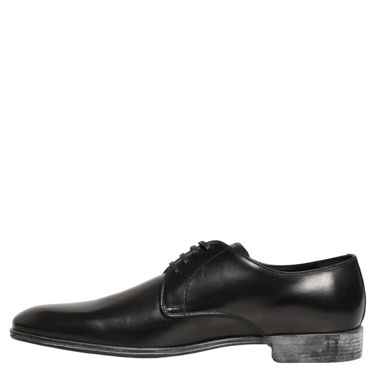 Dress Black Leather Lace Up Derby Men Shoes