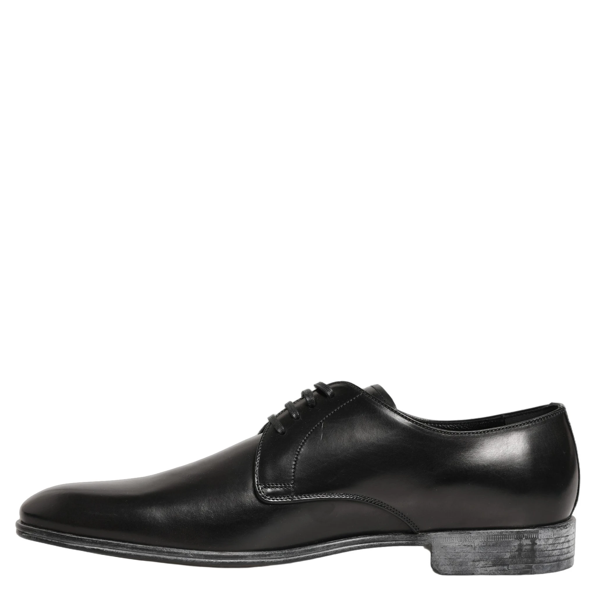 Dress Black Leather Lace Up Derby Men Shoes