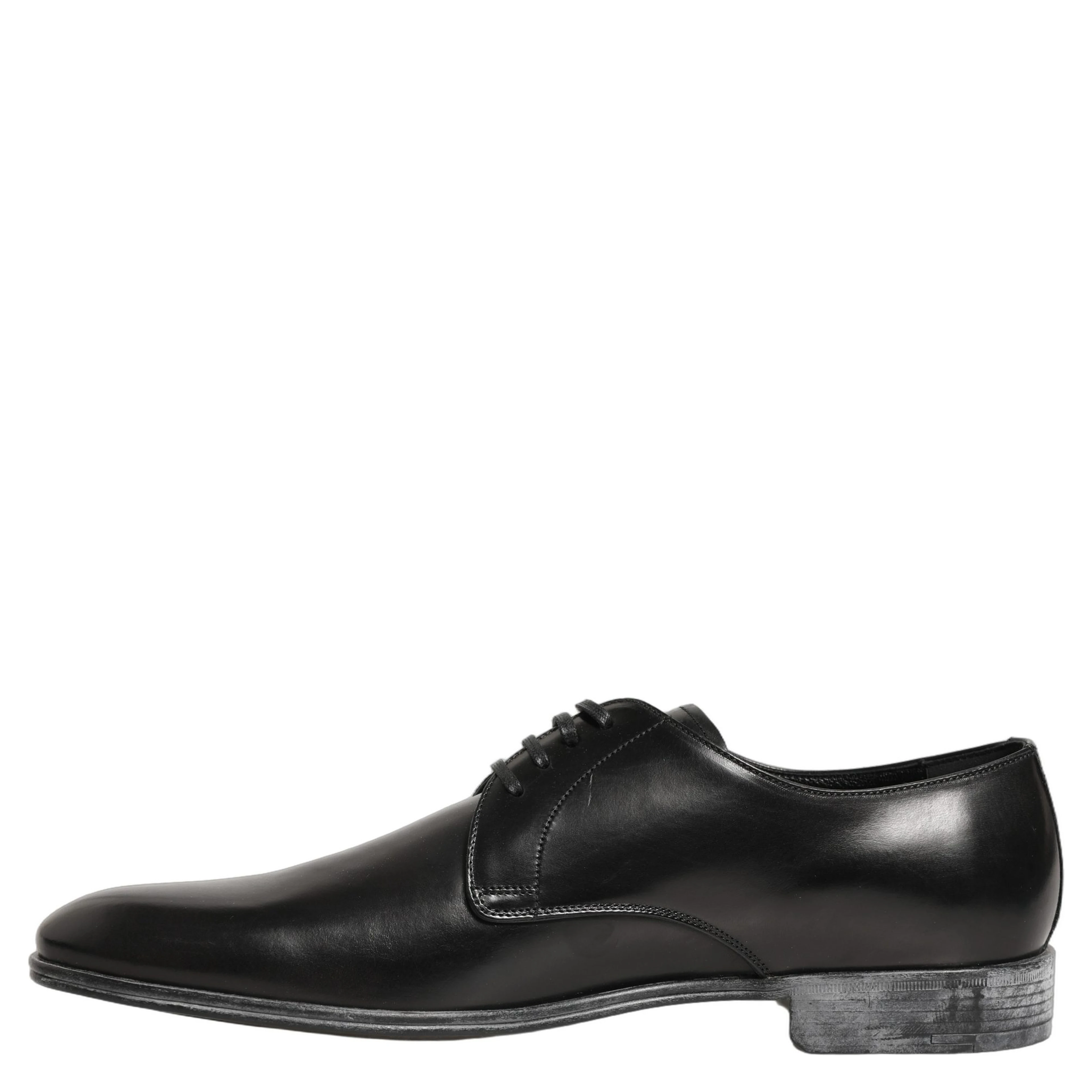 Dress Black Leather Lace Up Derby Men Shoes