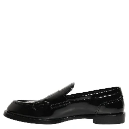 Black Leather Formal Men Dress Loafers Shoes