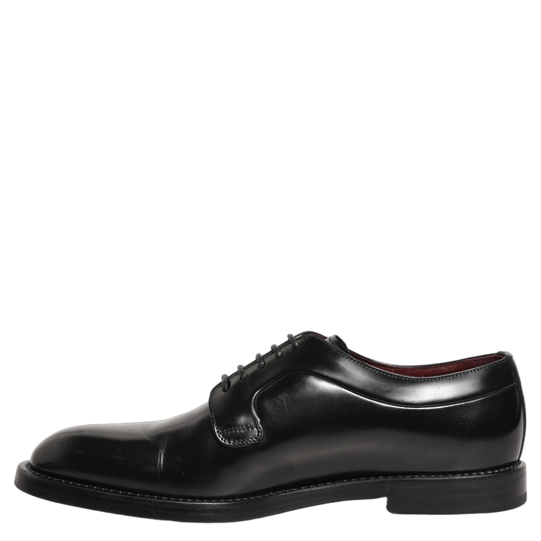 Black Leather Derby Dress Men Formal Shoes