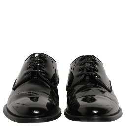 Black Leather Men Derby Dress Men Formal Shoes