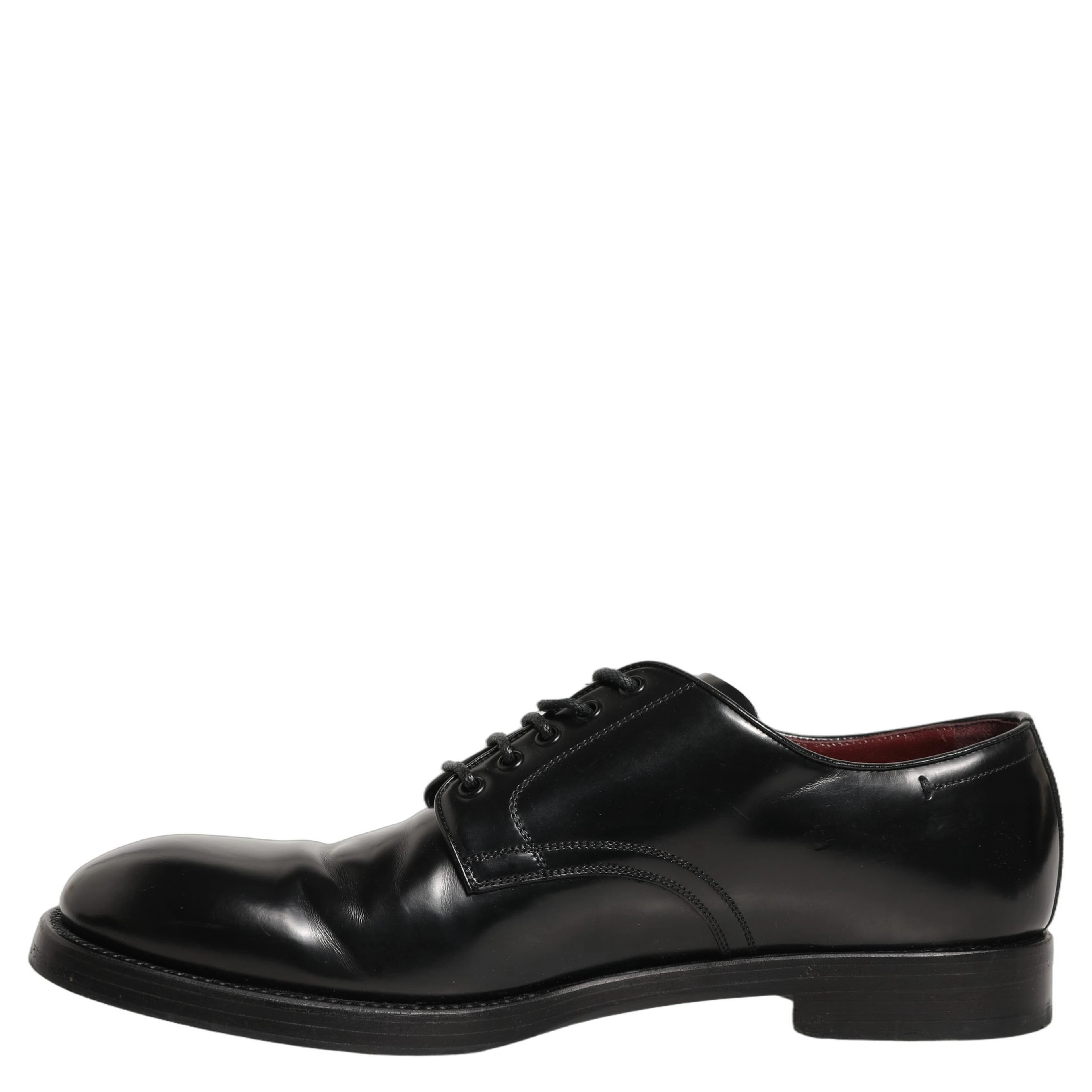 Black Leather Derby Dress Men Formal Shoes