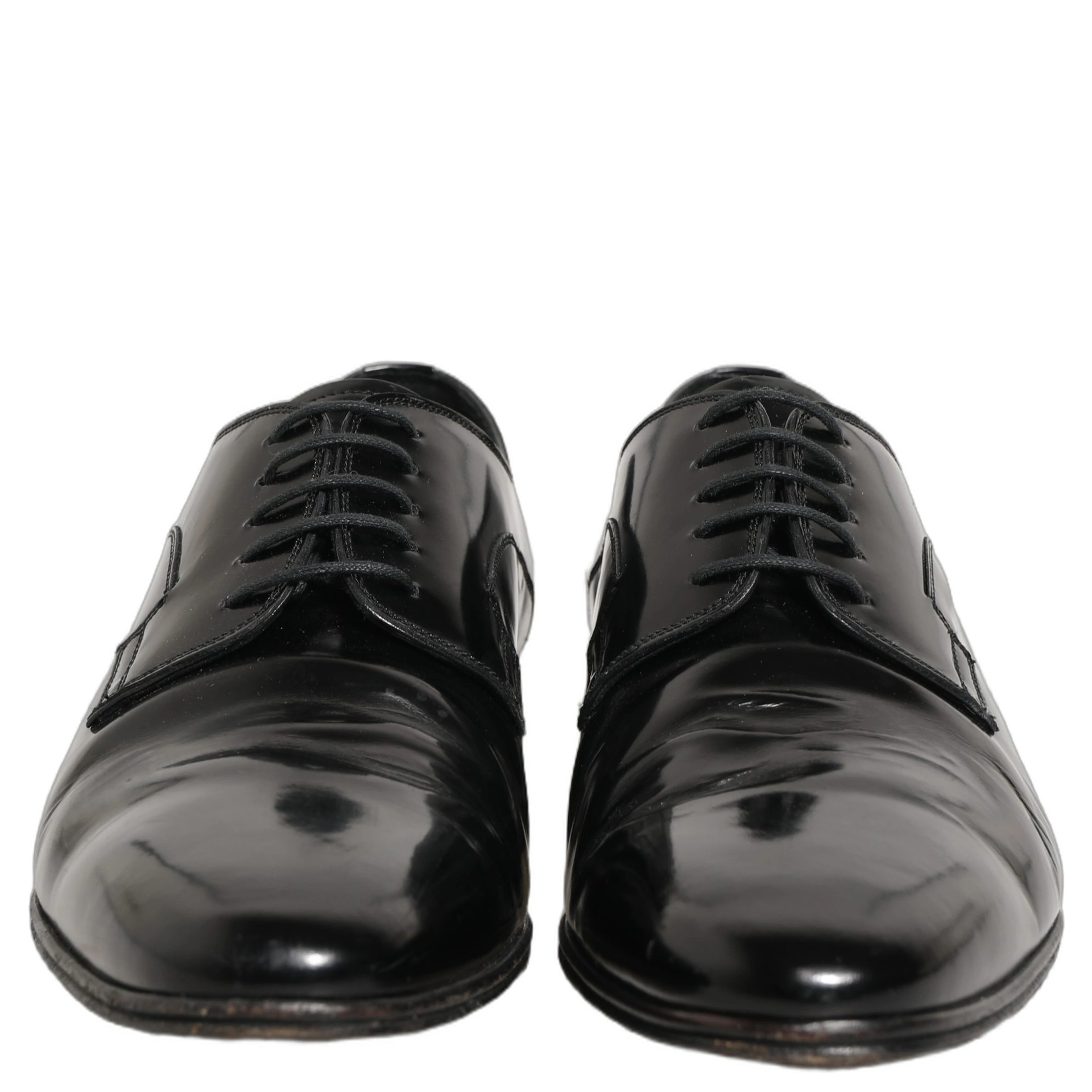 Black Leather Men Derby Dress Formal Shoes