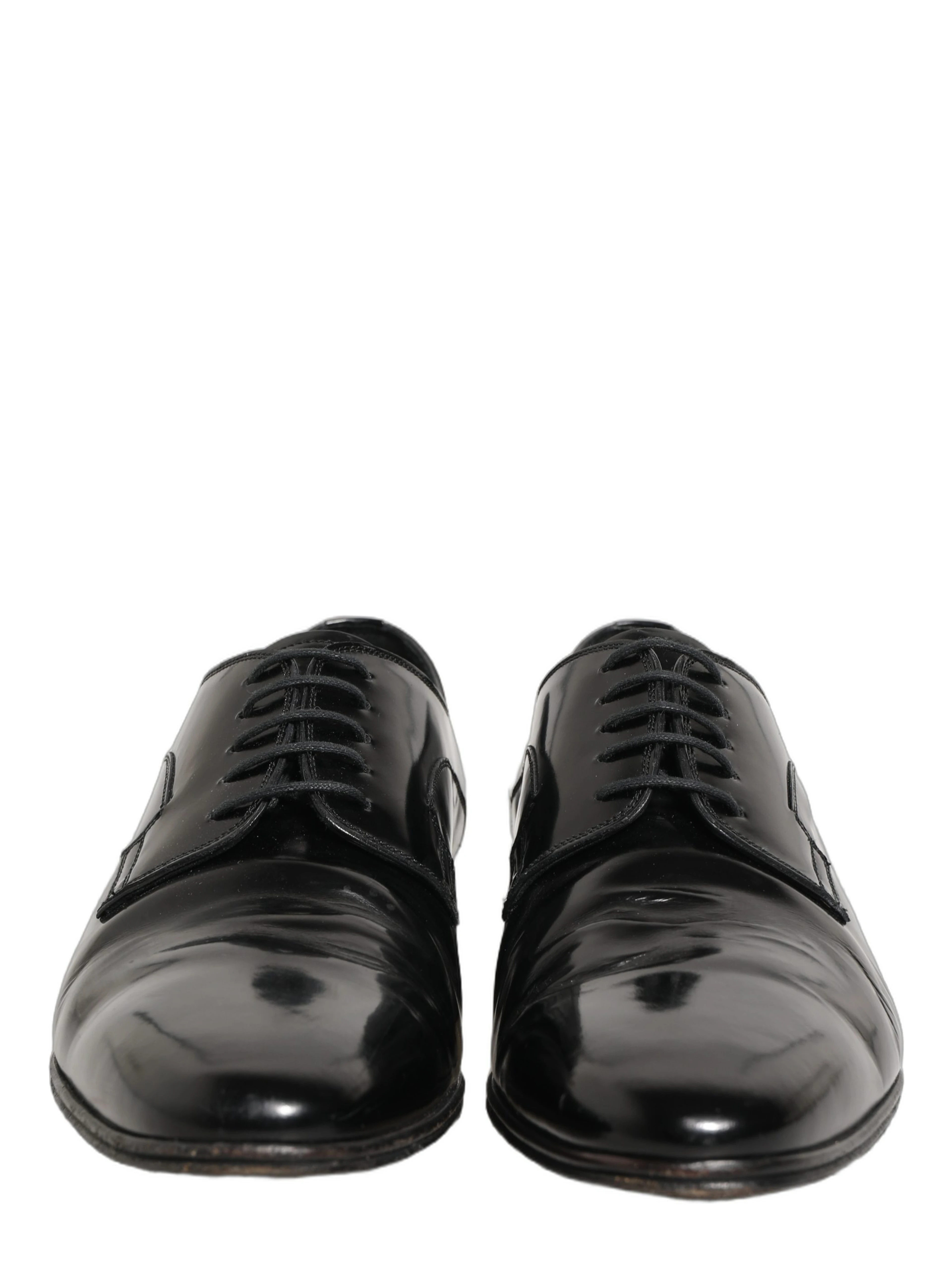 Black Leather Men Derby Dress Formal Shoes
