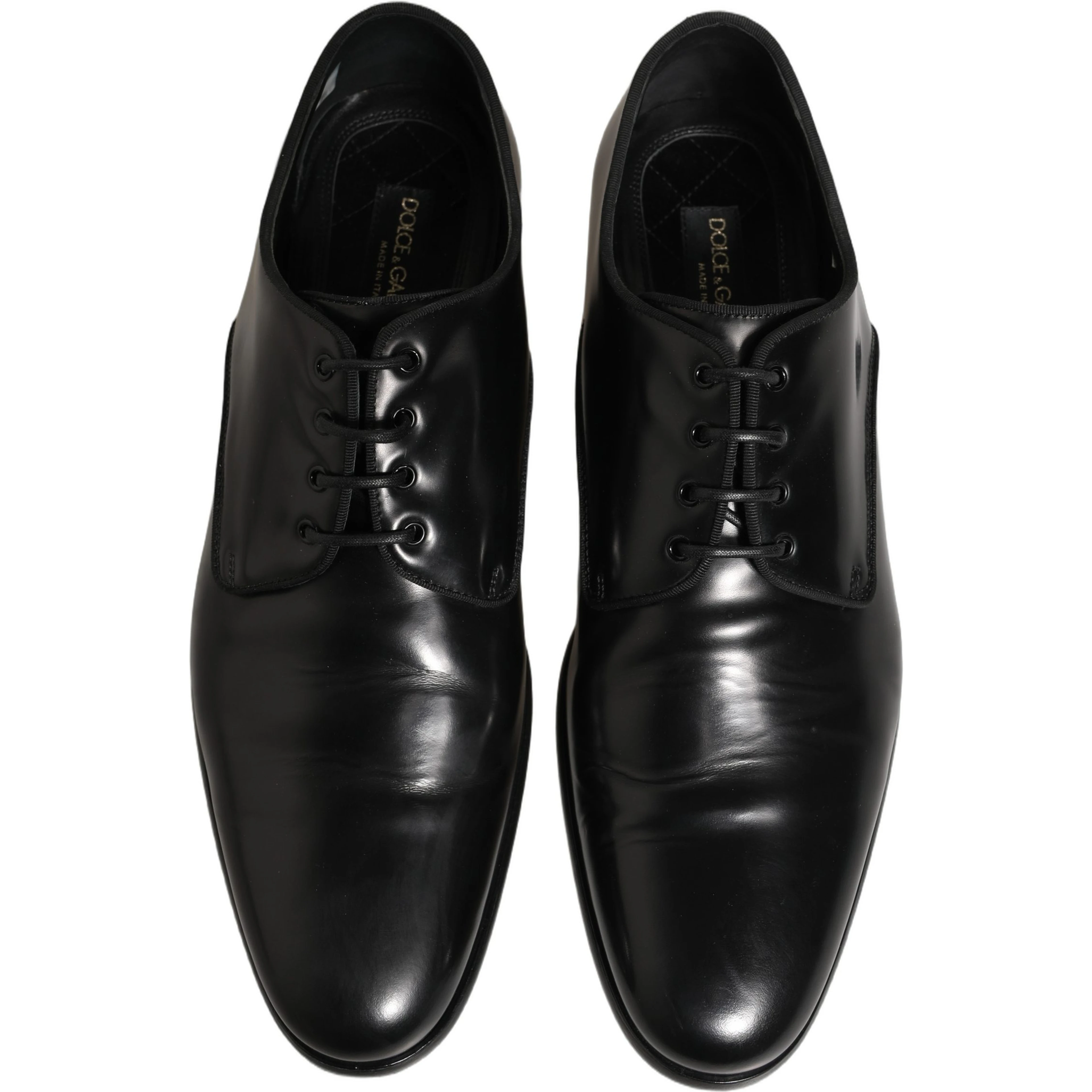 Black Leather Men Derby Dress Formal Shoes