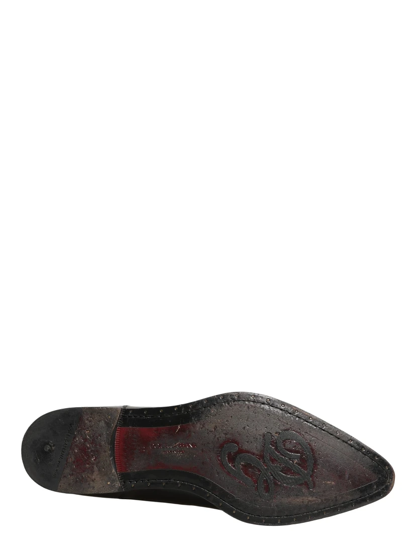 Black Leather Men Derby Dress Formal Shoes