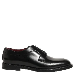 Black Leather Derby Dress Men Formal Shoes