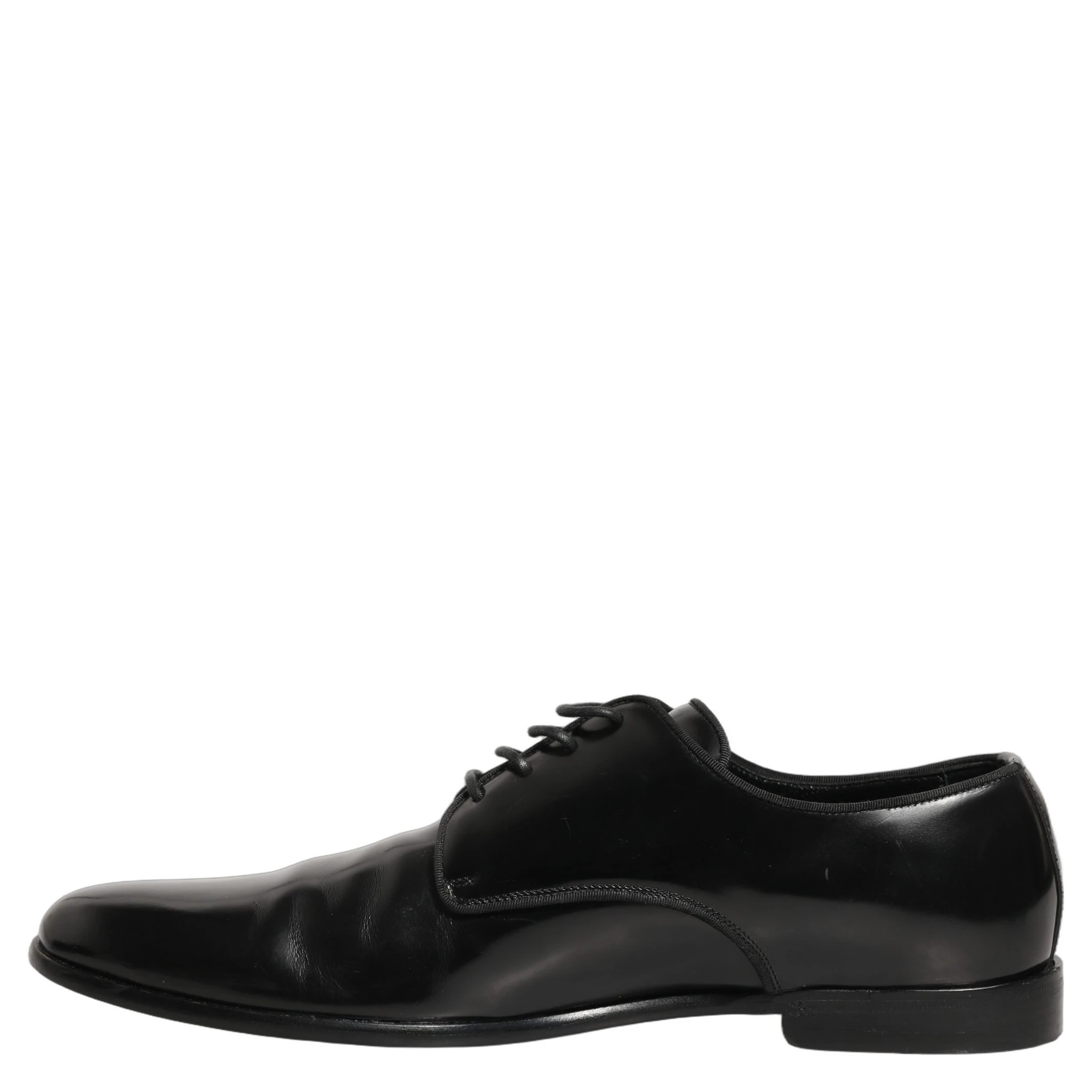 Black Leather Men Derby Dress Formal Shoes