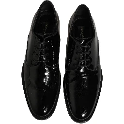 Black Leather Men Derby Dress Men Formal Shoes