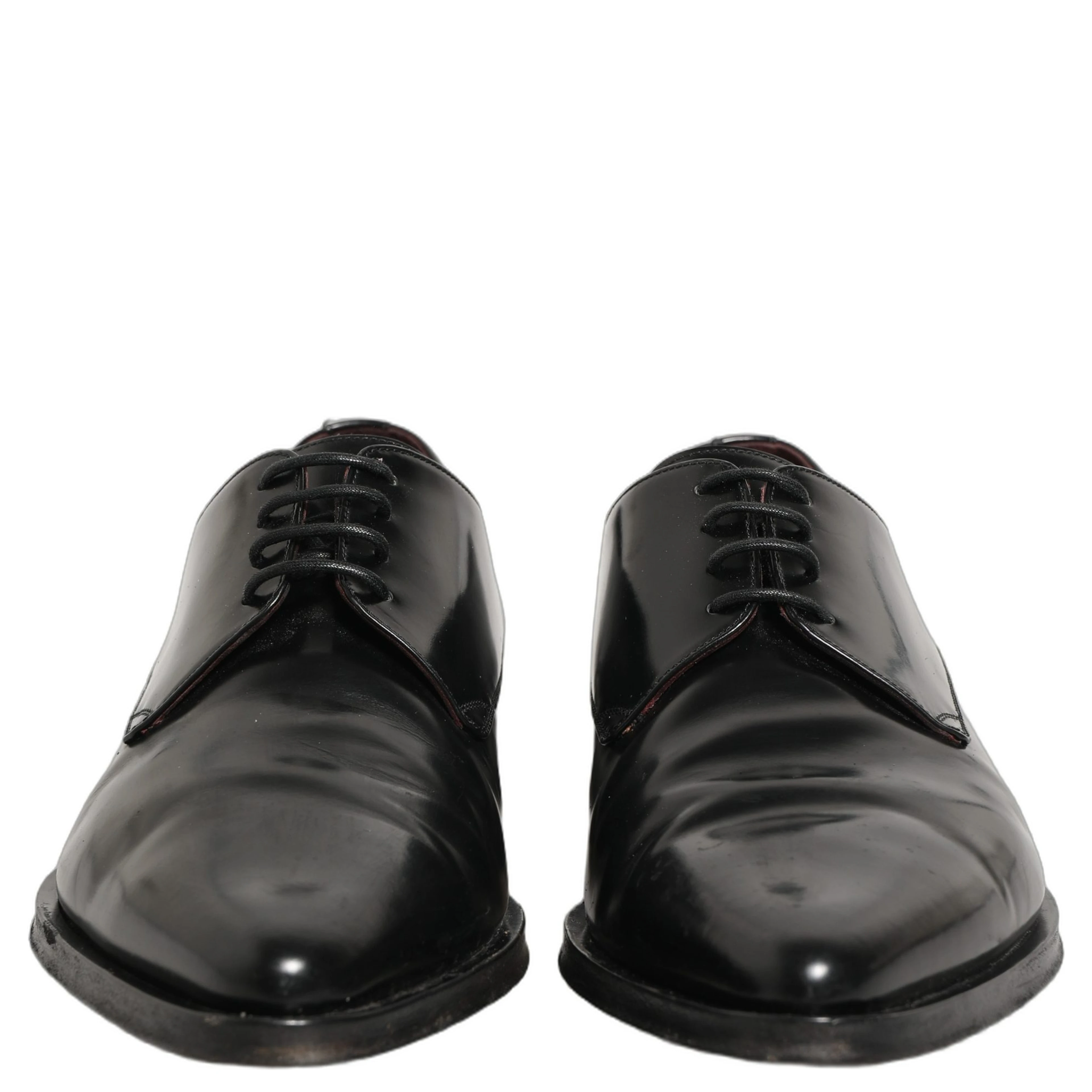 Black Leather Men Derby Dress Formal Shoes