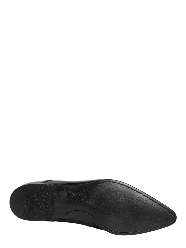 Black Leather Derby Dress Men Formal Shoes