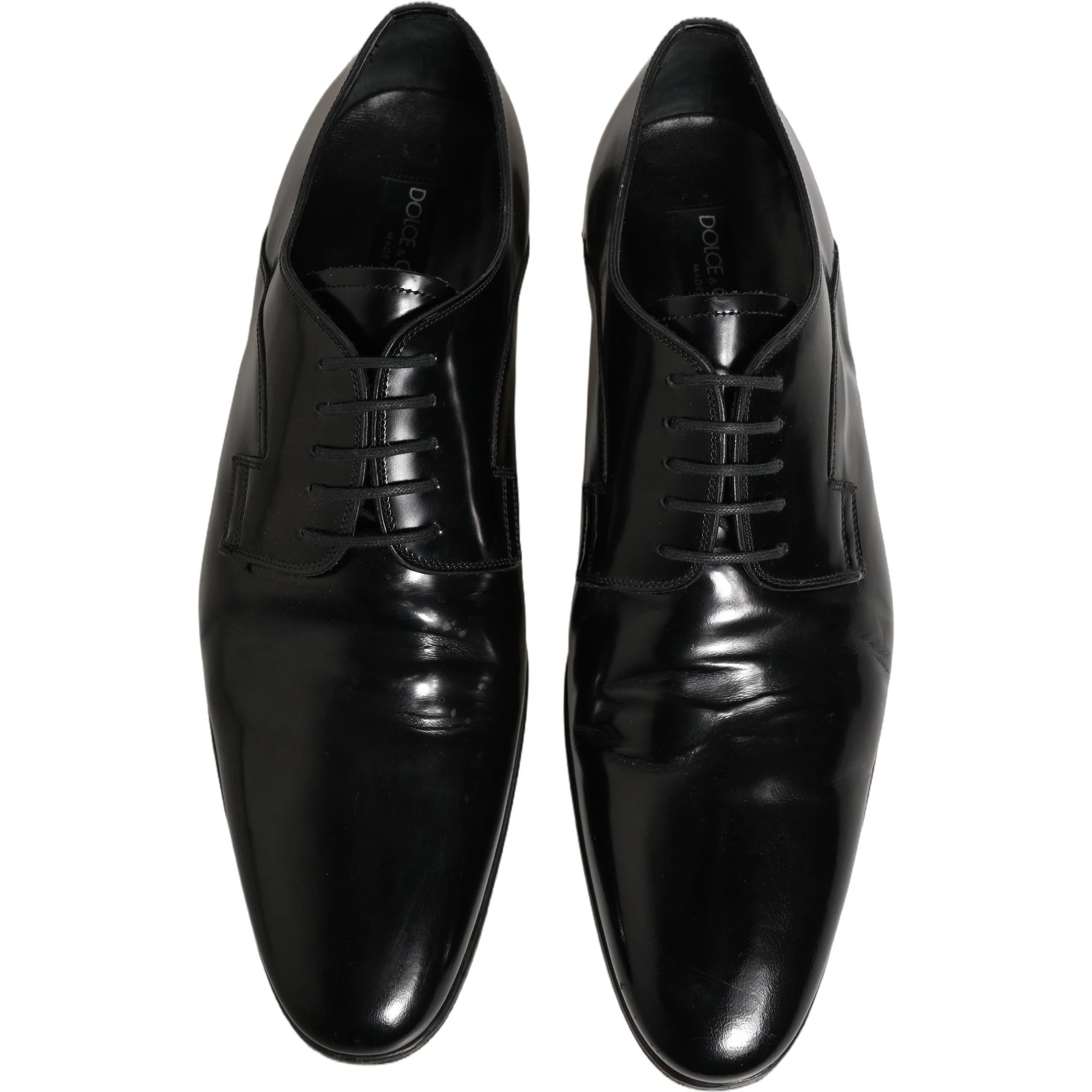 Black Leather Men Derby Dress Formal Shoes