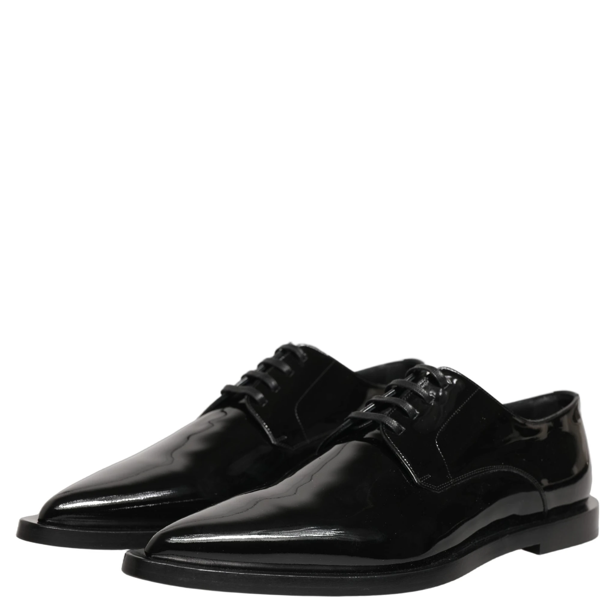 Black Leather Men Derby Dress Formal Shoes