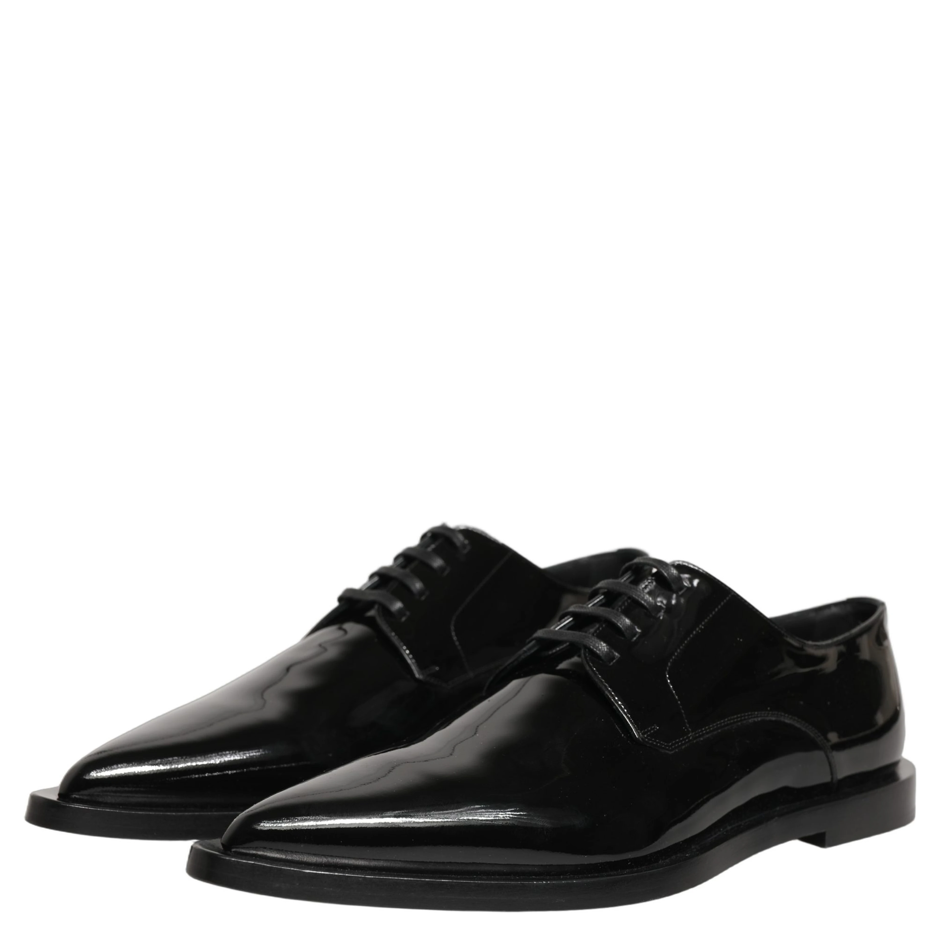 Black Leather Men Derby Dress Formal Shoes