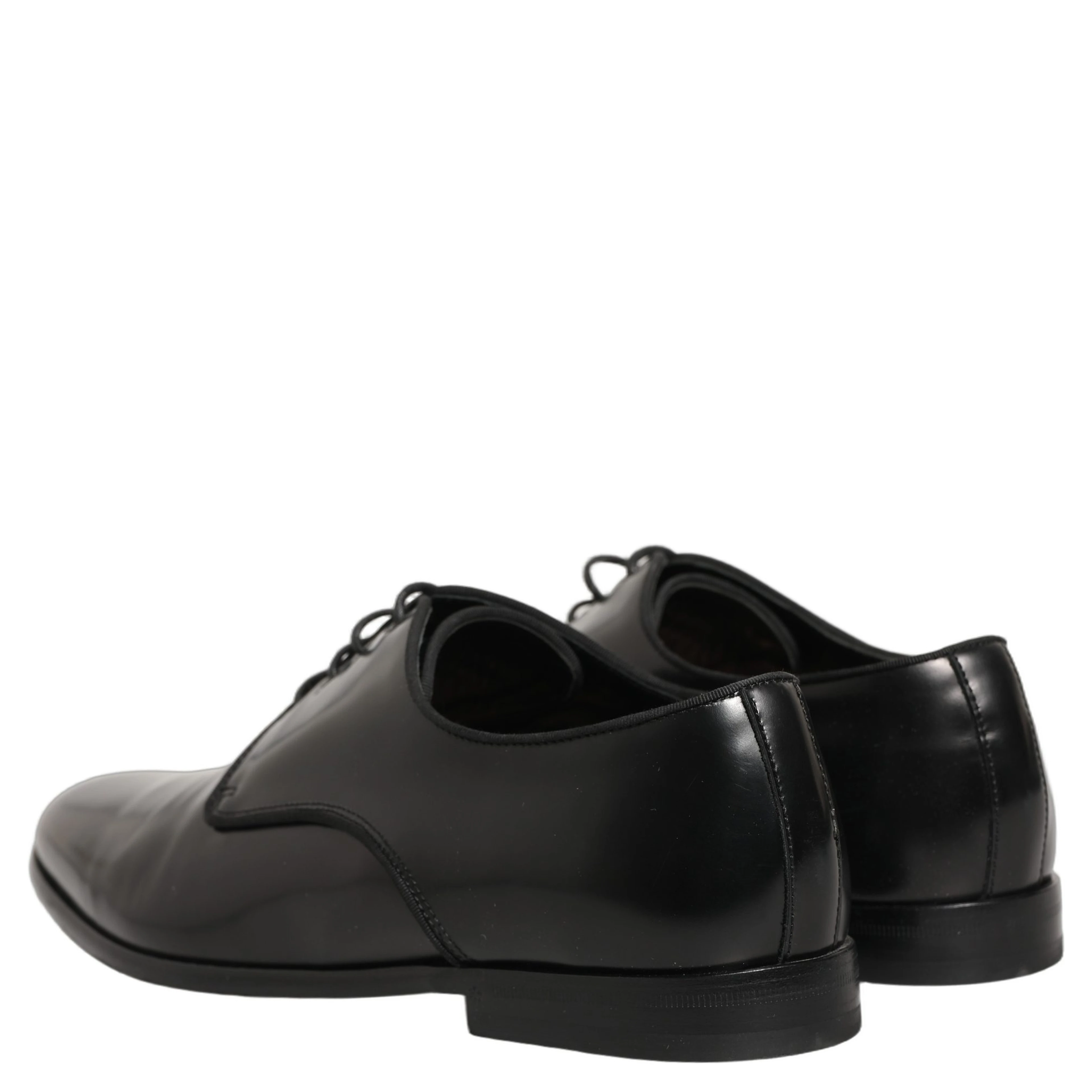 Black Leather Men Derby Dress Formal Shoes