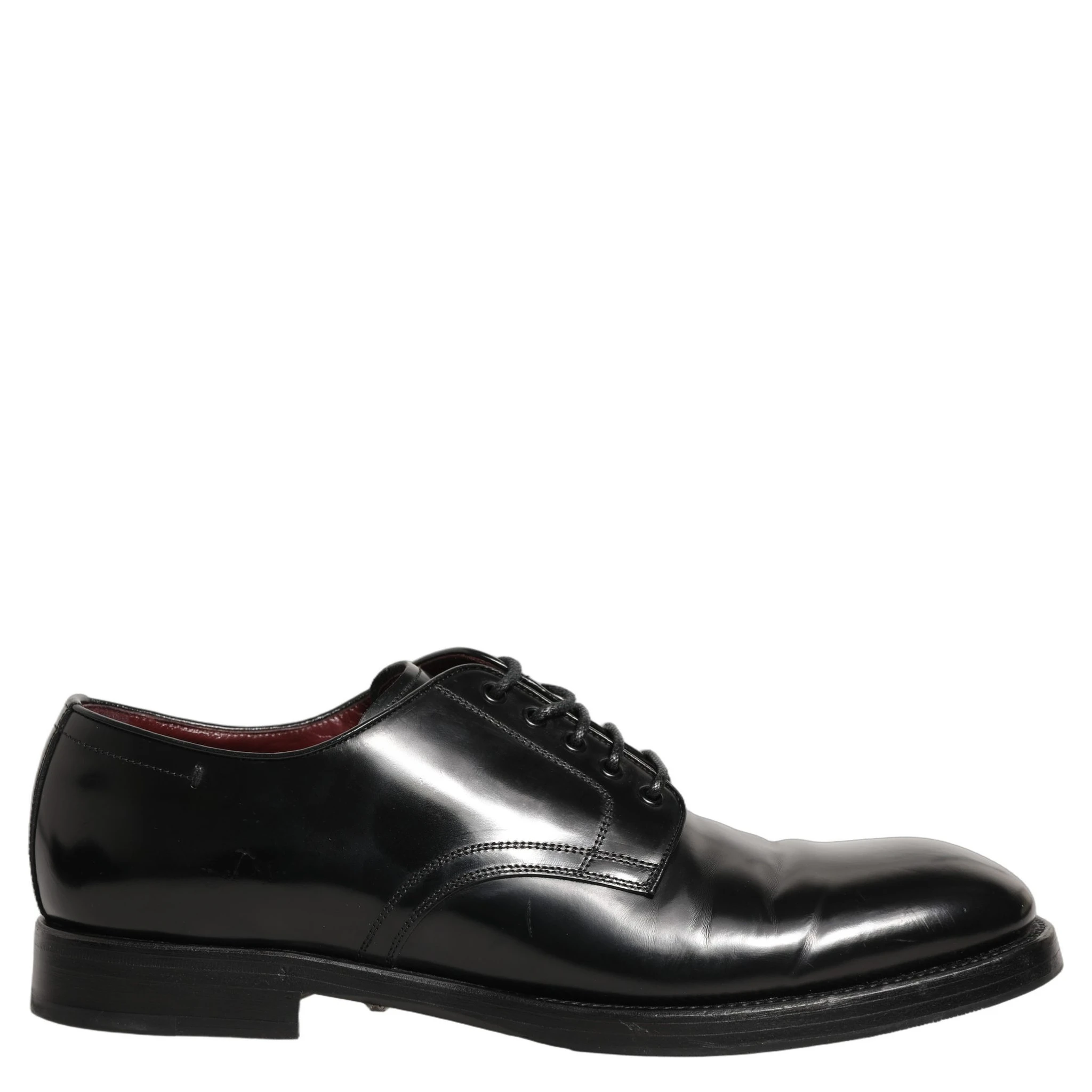 Black Leather Derby Dress Men Formal Shoes