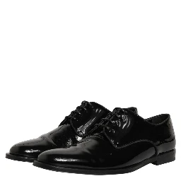 Black Leather Men Derby Dress Men Formal Shoes