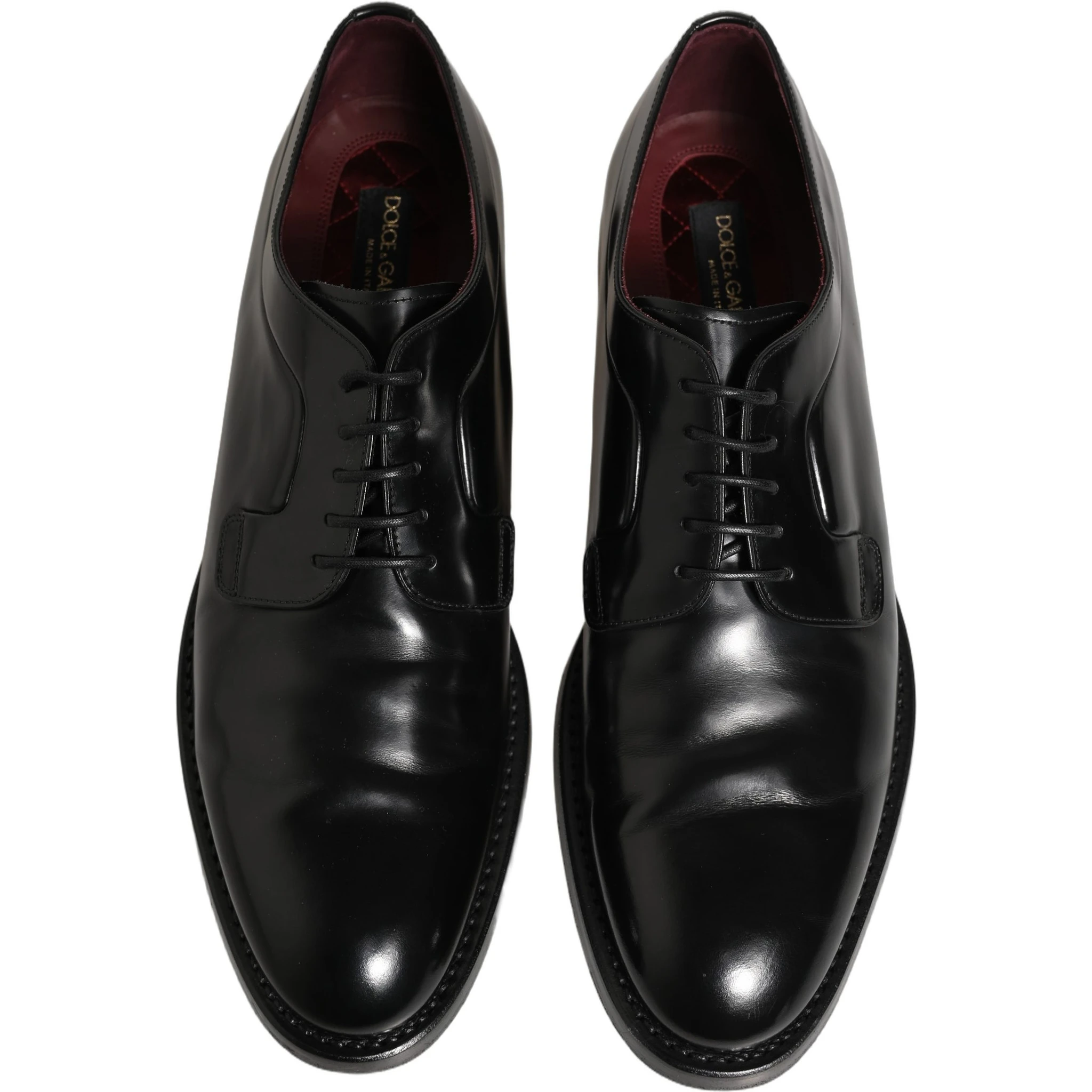 Black Leather Derby Dress Men Formal Shoes