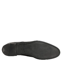 Black Leather Men Derby Dress Formal Shoes