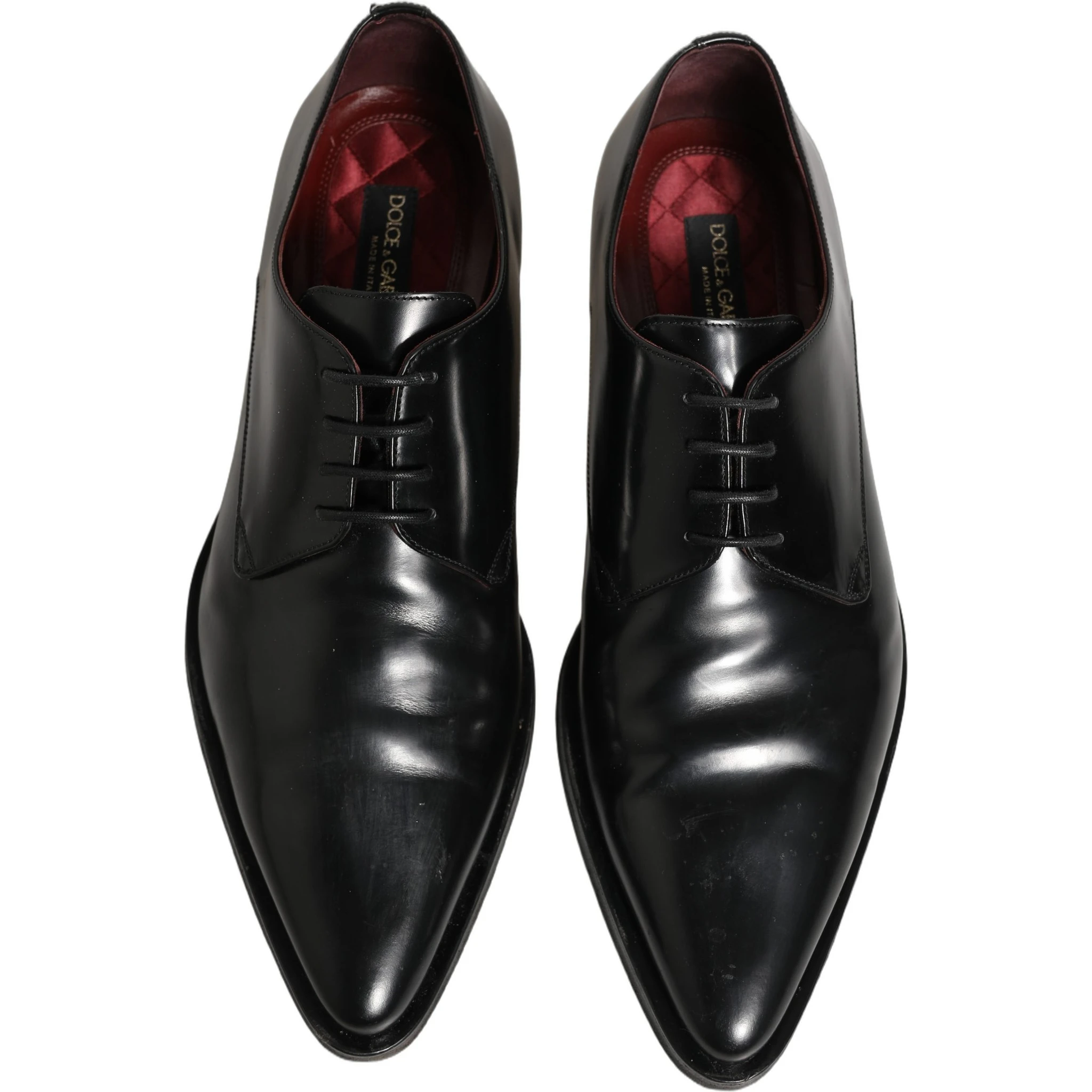 Black Leather Men Derby Dress Formal Shoes