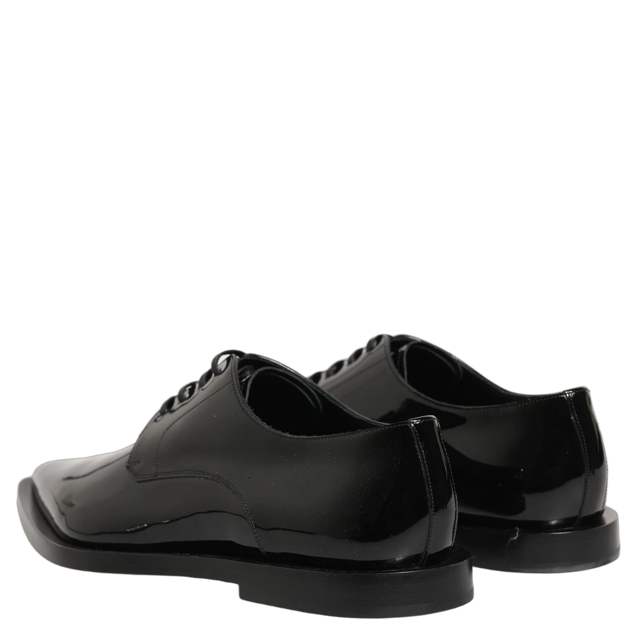 Black Leather Men Derby Dress Formal Shoes