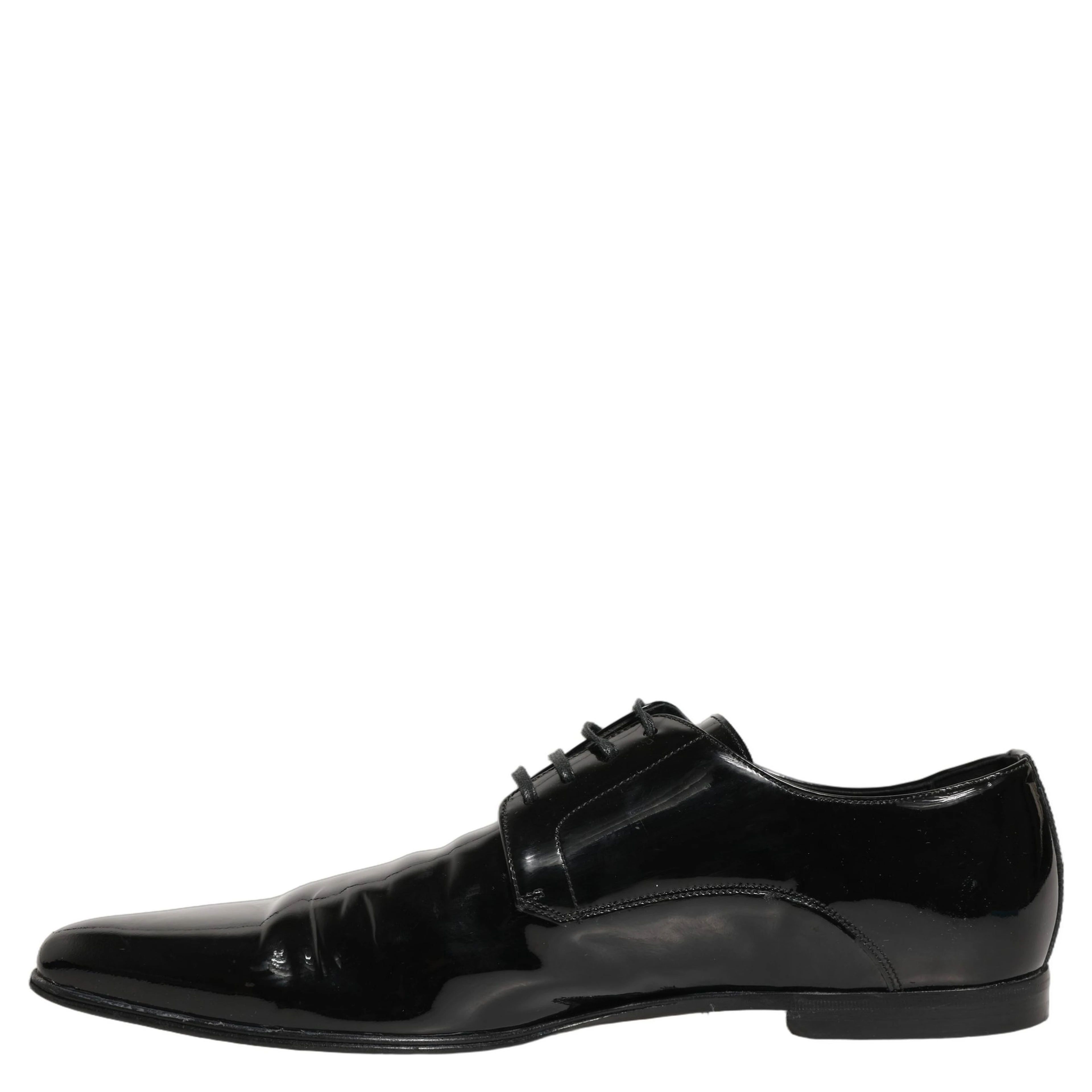 Black Leather Derby Dress Men Formal Shoes