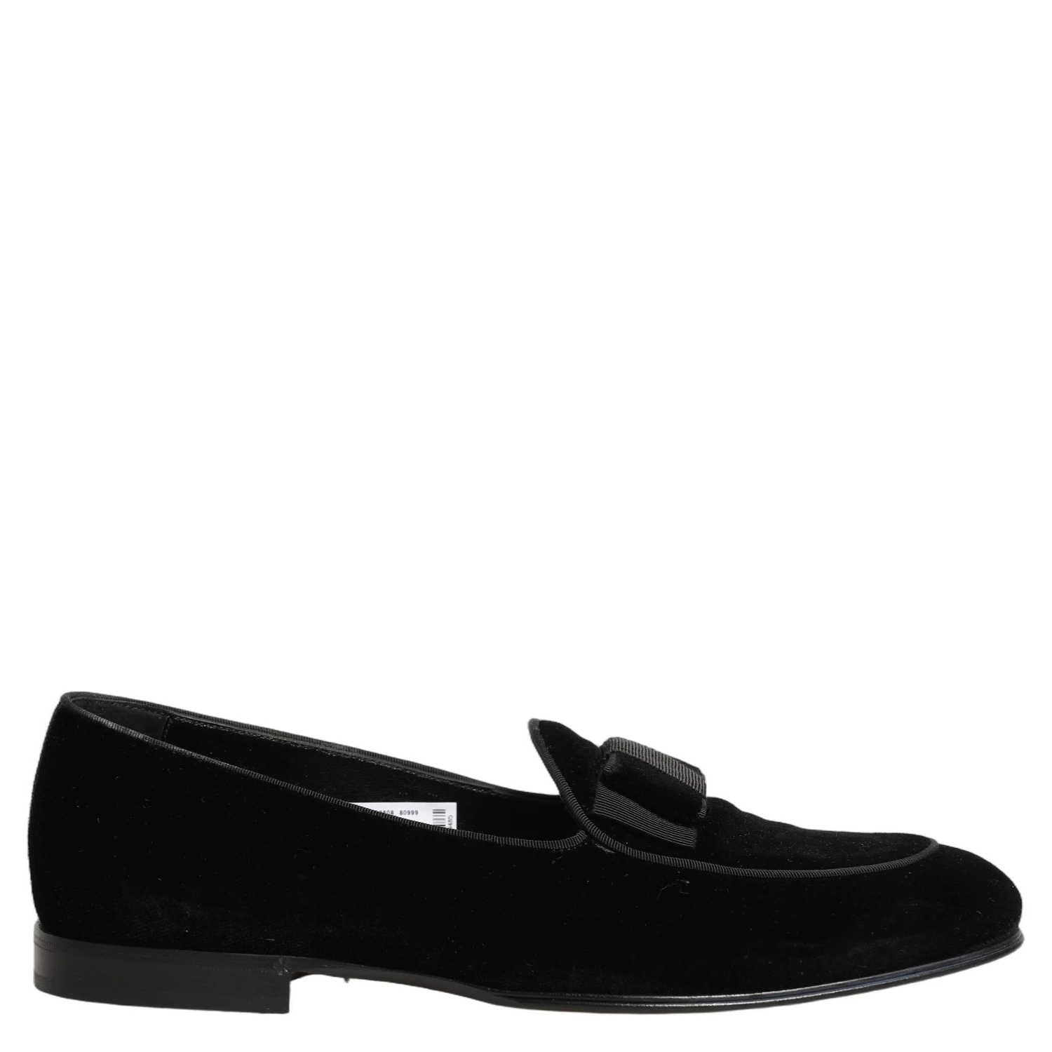 Black Velvet Loafers Formal Men Dress Shoes