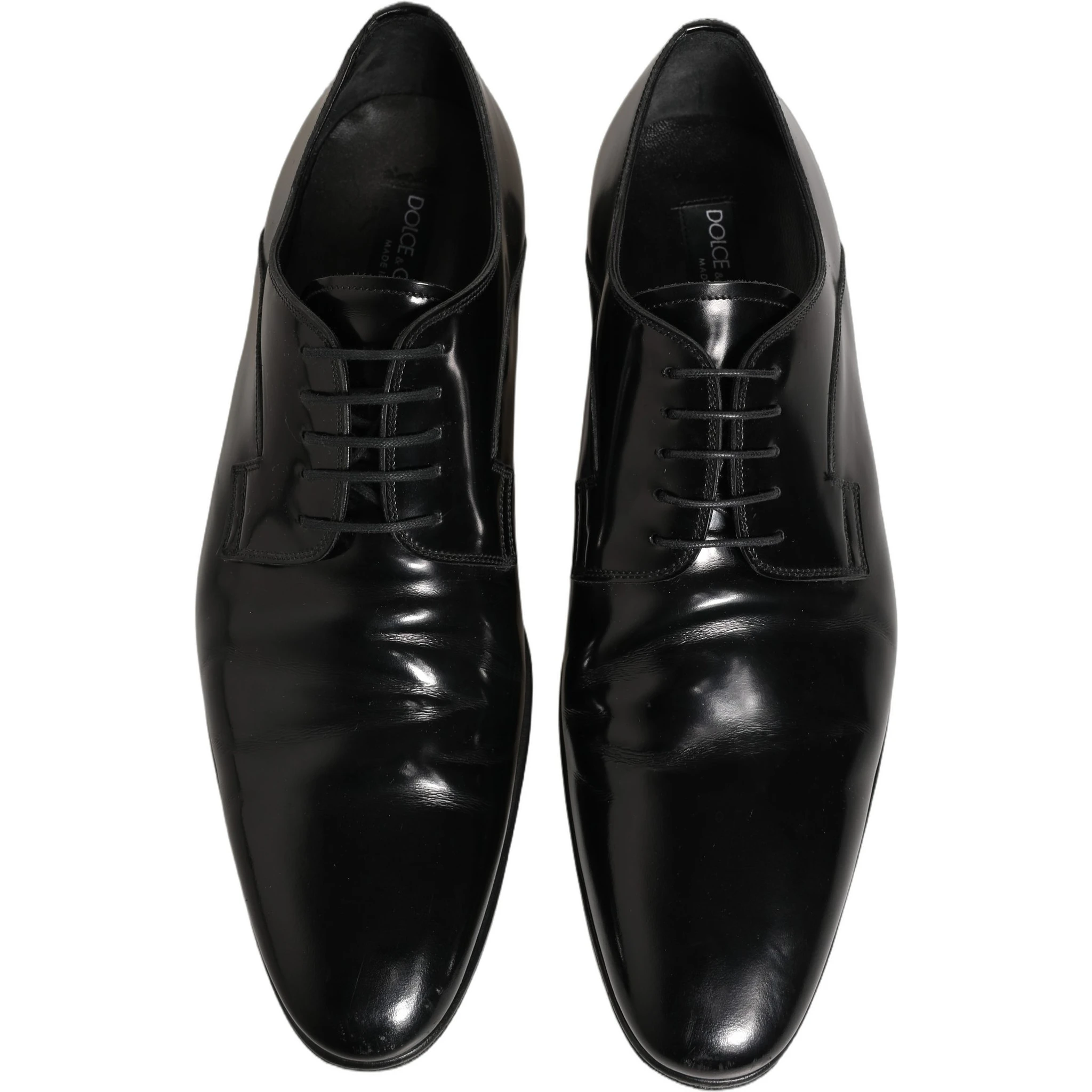 Black Leather Men Derby Dress Formal Shoes