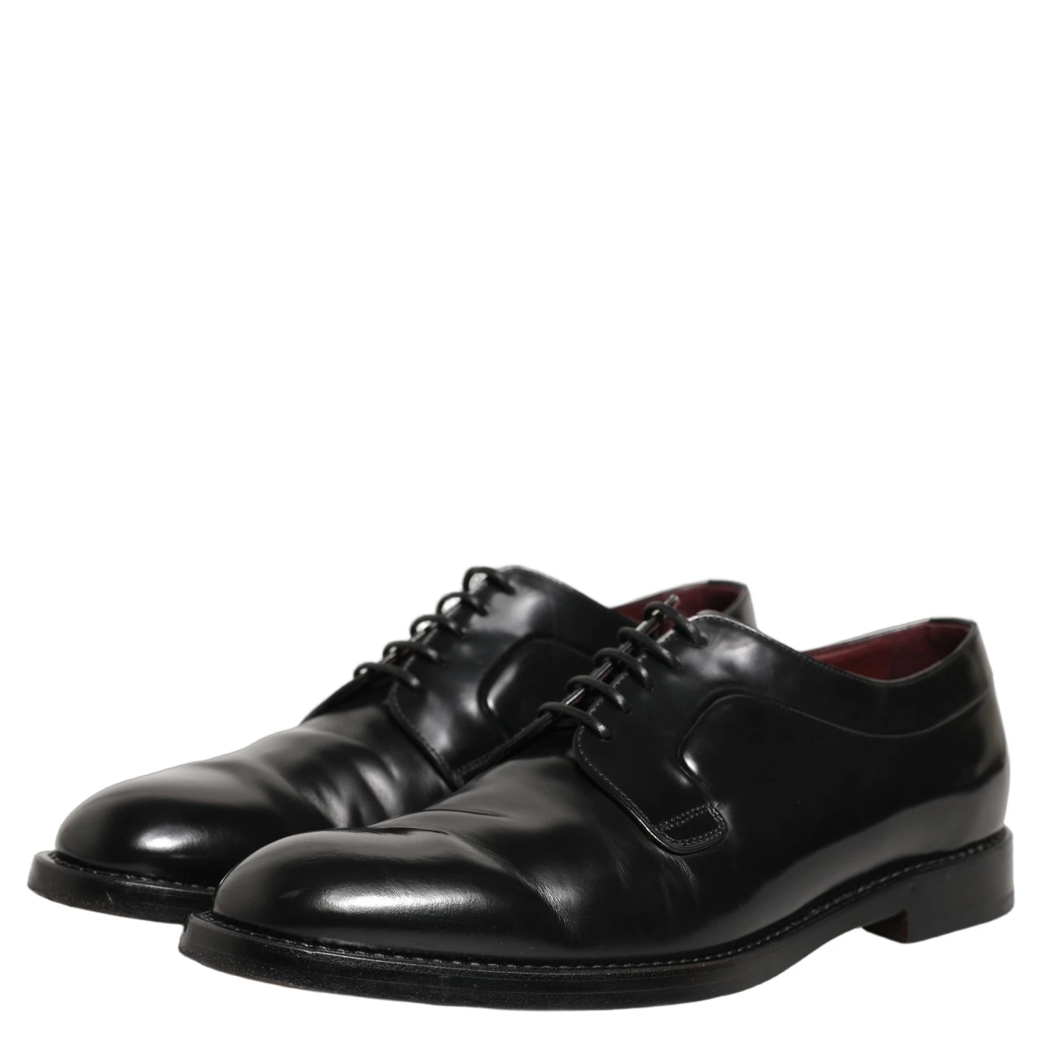 Black Leather Derby Dress Men Formal Shoes