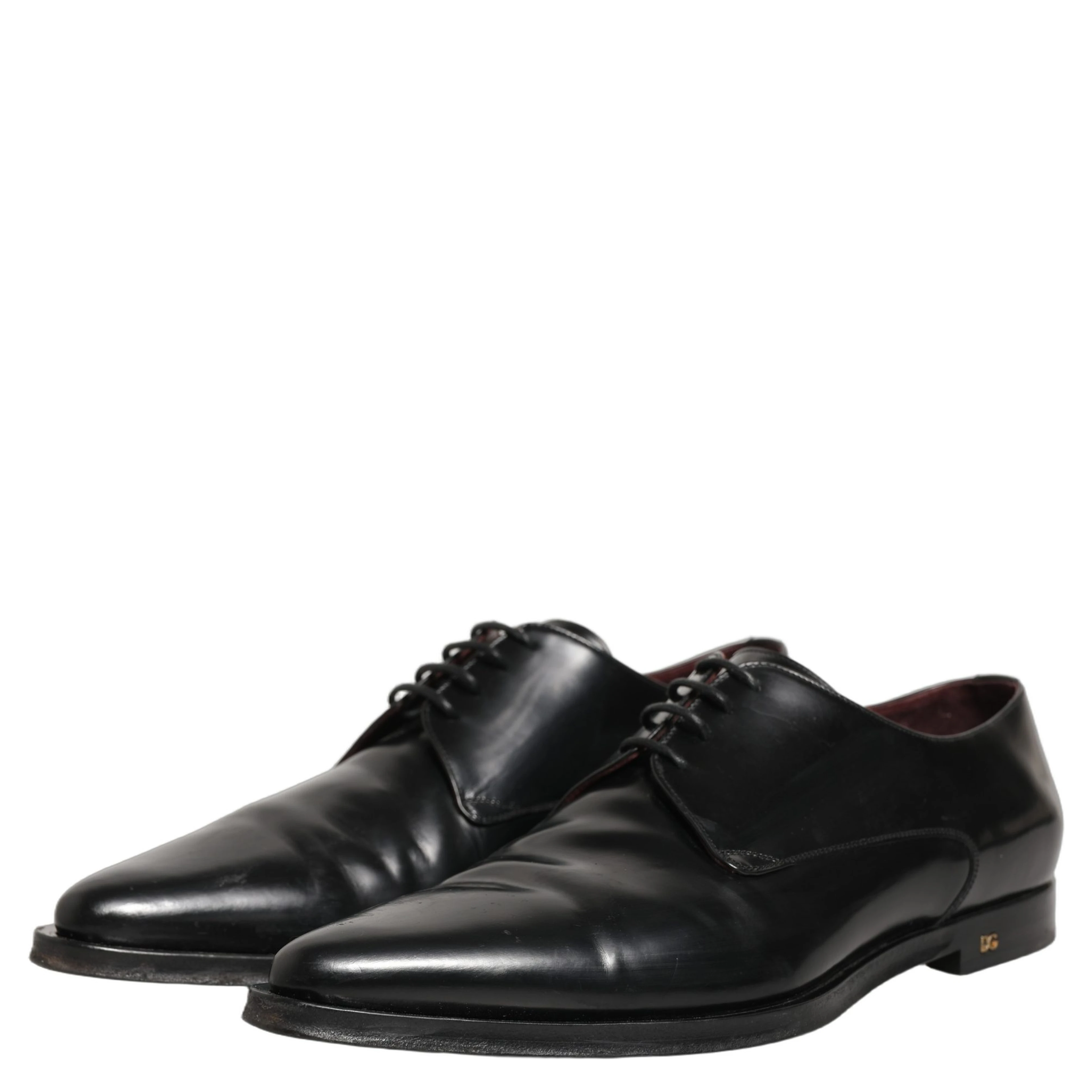 Black Leather Men Derby Dress Formal Shoes