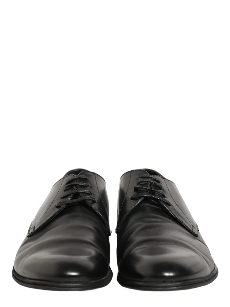 Black Leather Men Derby Dress Formal Shoes alternative