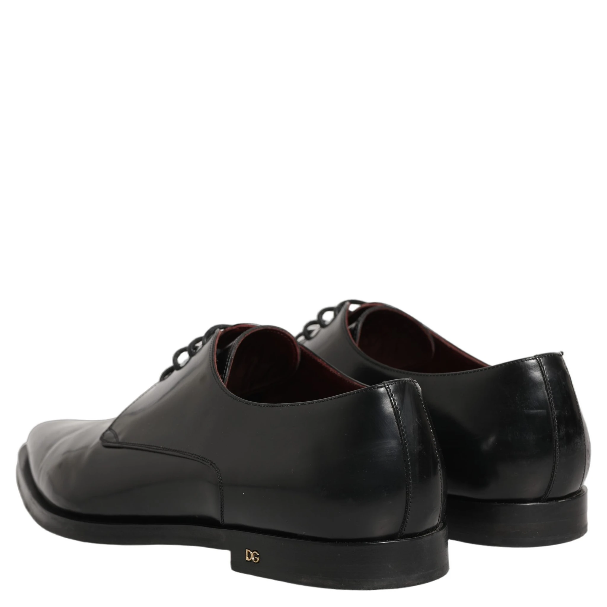 Black Leather Men Derby Dress Formal Shoes