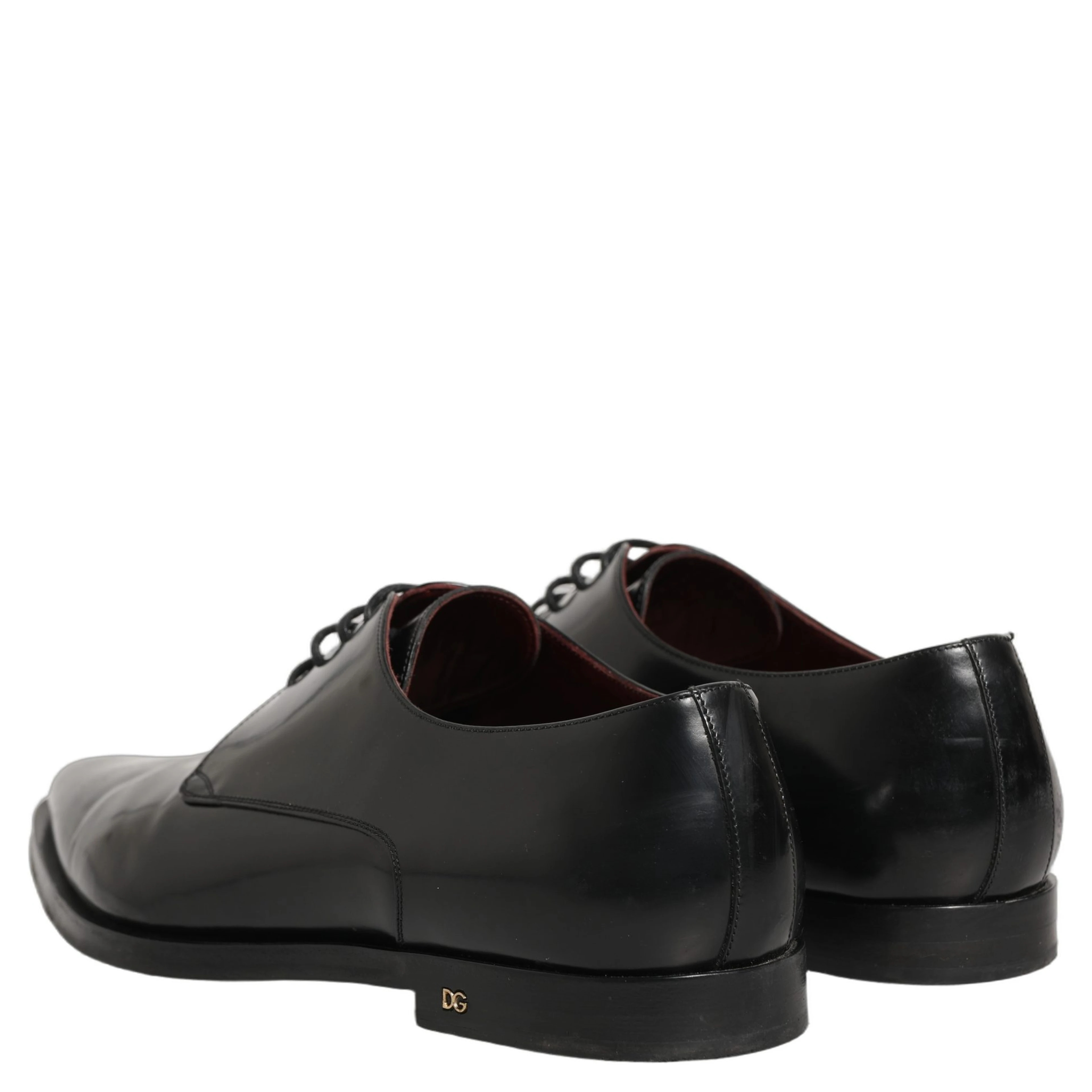 Black Leather Men Derby Dress Formal Shoes