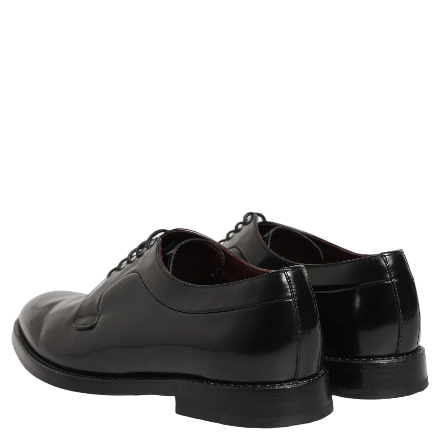 Black Leather Derby Dress Men Formal Shoes