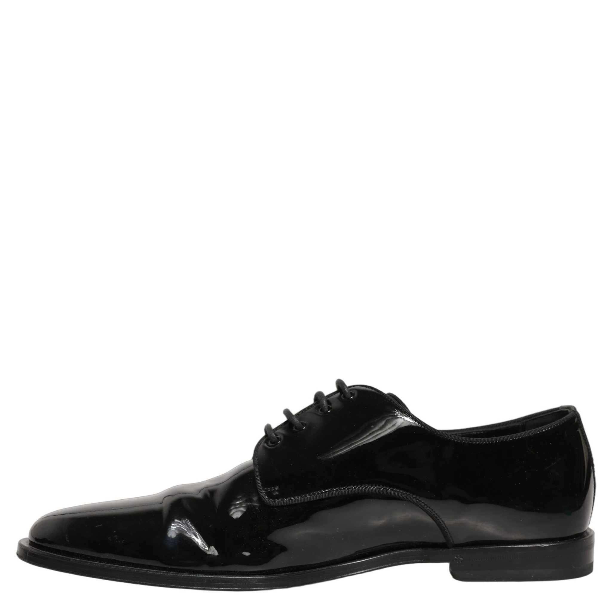 Black Leather Men Derby Dress Formal Shoes