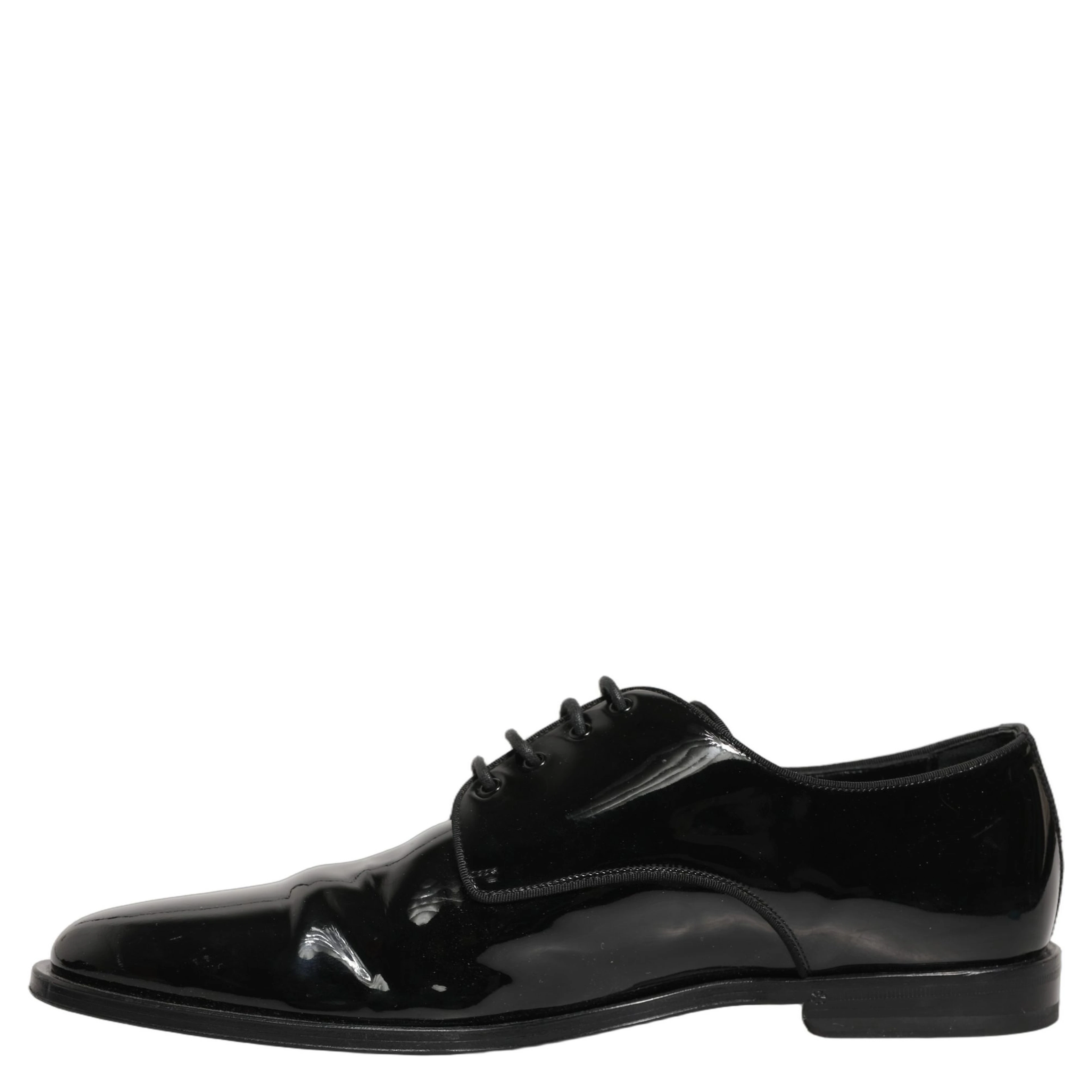 Black Leather Men Derby Dress Formal Shoes