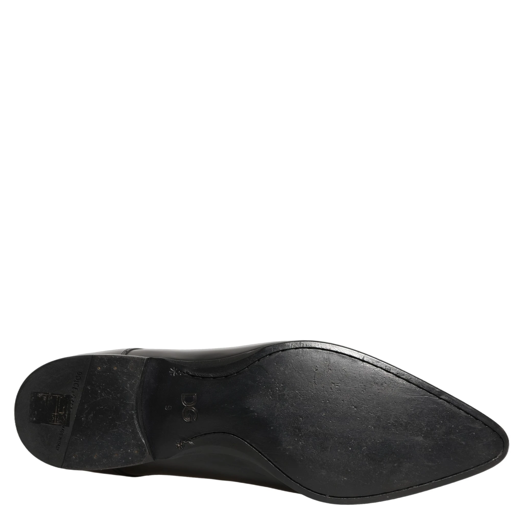 Black Leather Derby Dress Men Formal Shoes