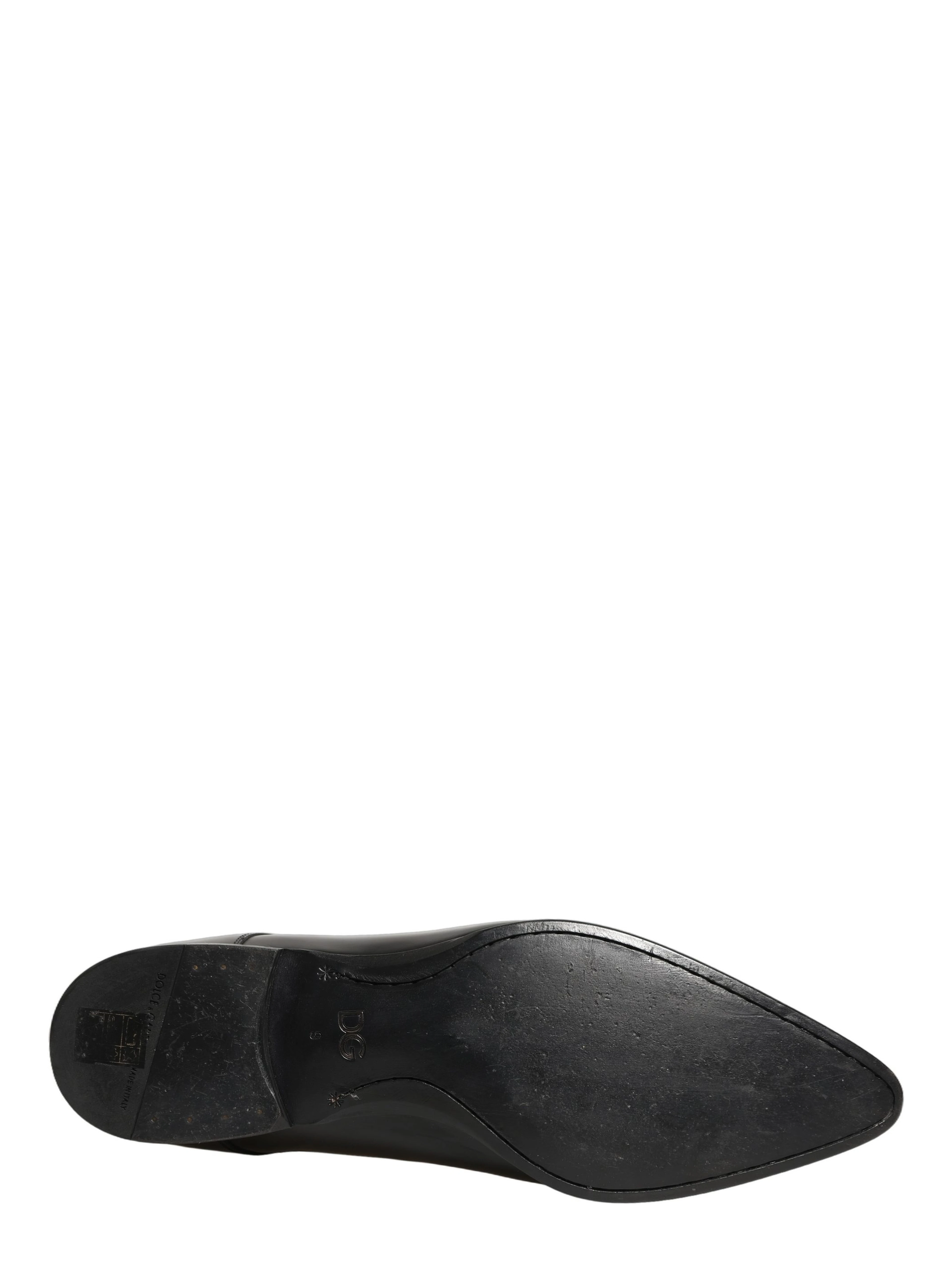Black Leather Derby Dress Men Formal Shoes