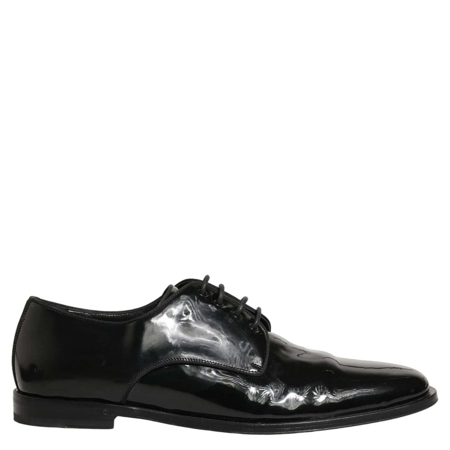 Black Leather Men Derby Dress Formal Shoes