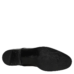 Black Leather Men Derby Dress Men Formal Shoes