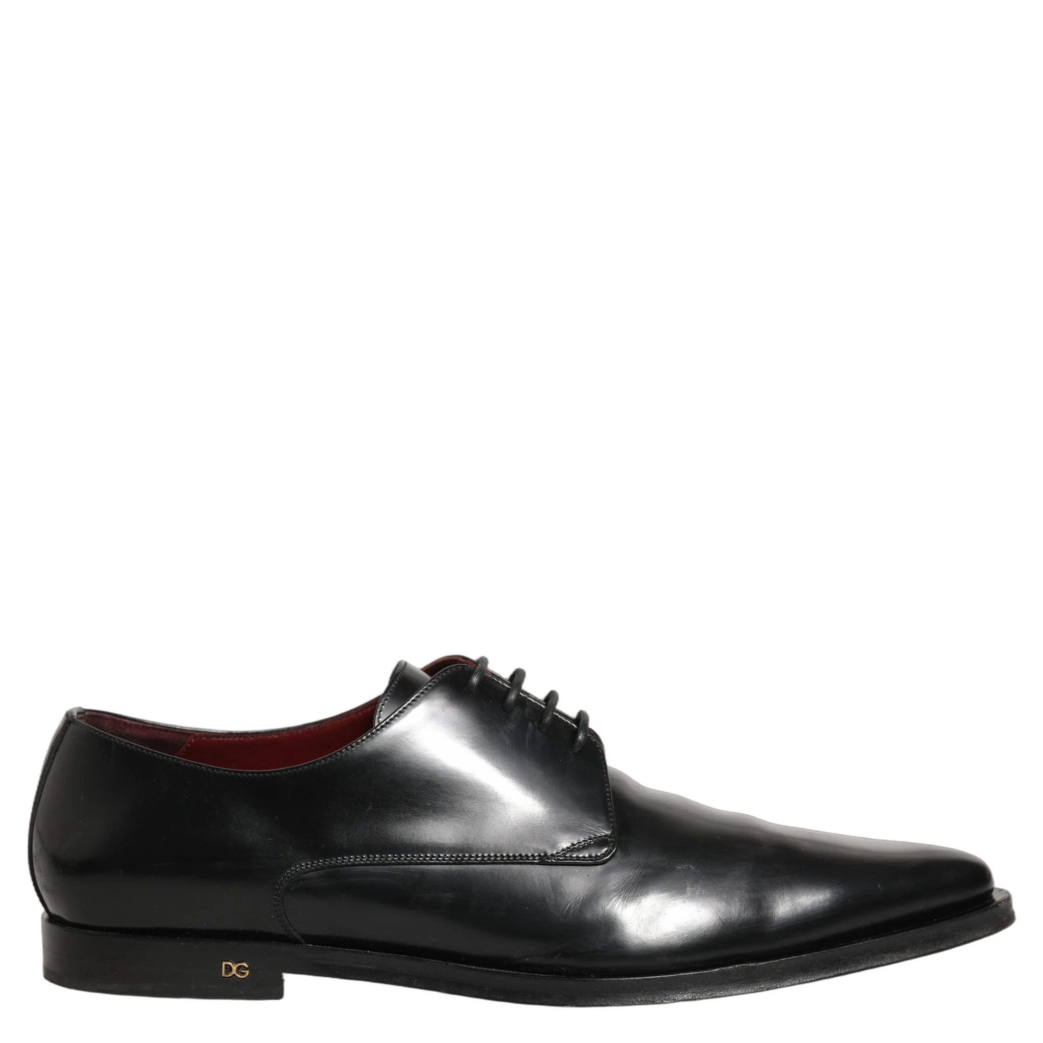 Black Leather Men Derby Dress Formal Shoes
