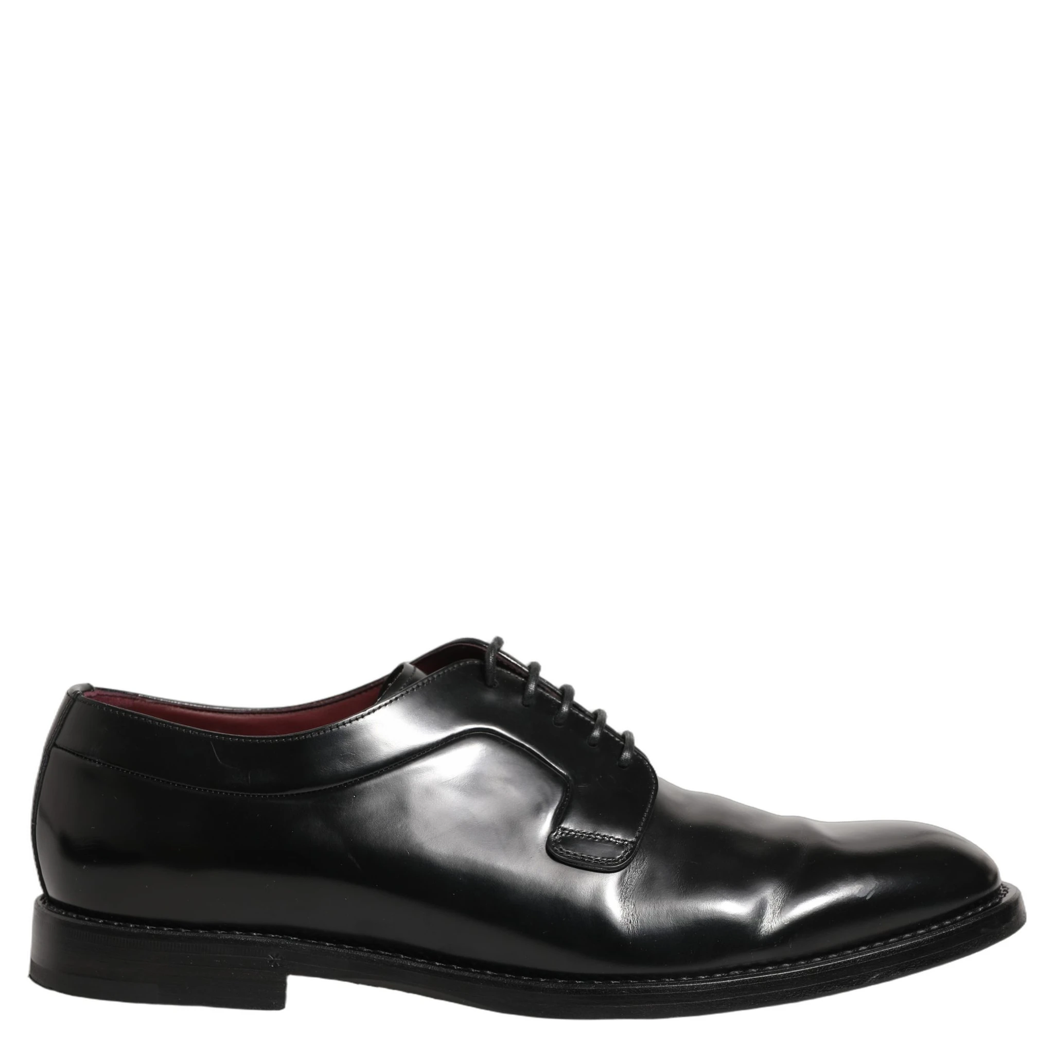 Black Leather Derby Dress Men Formal Shoes