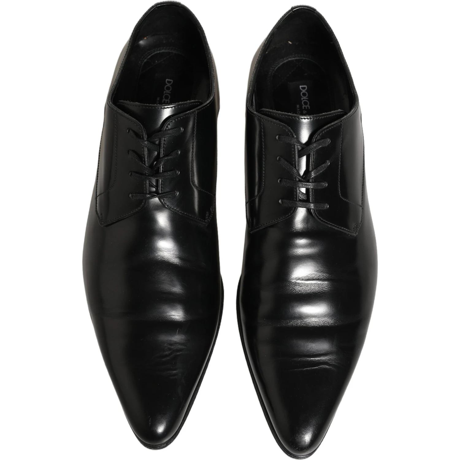 Black Leather Derby Dress Men Formal Shoes