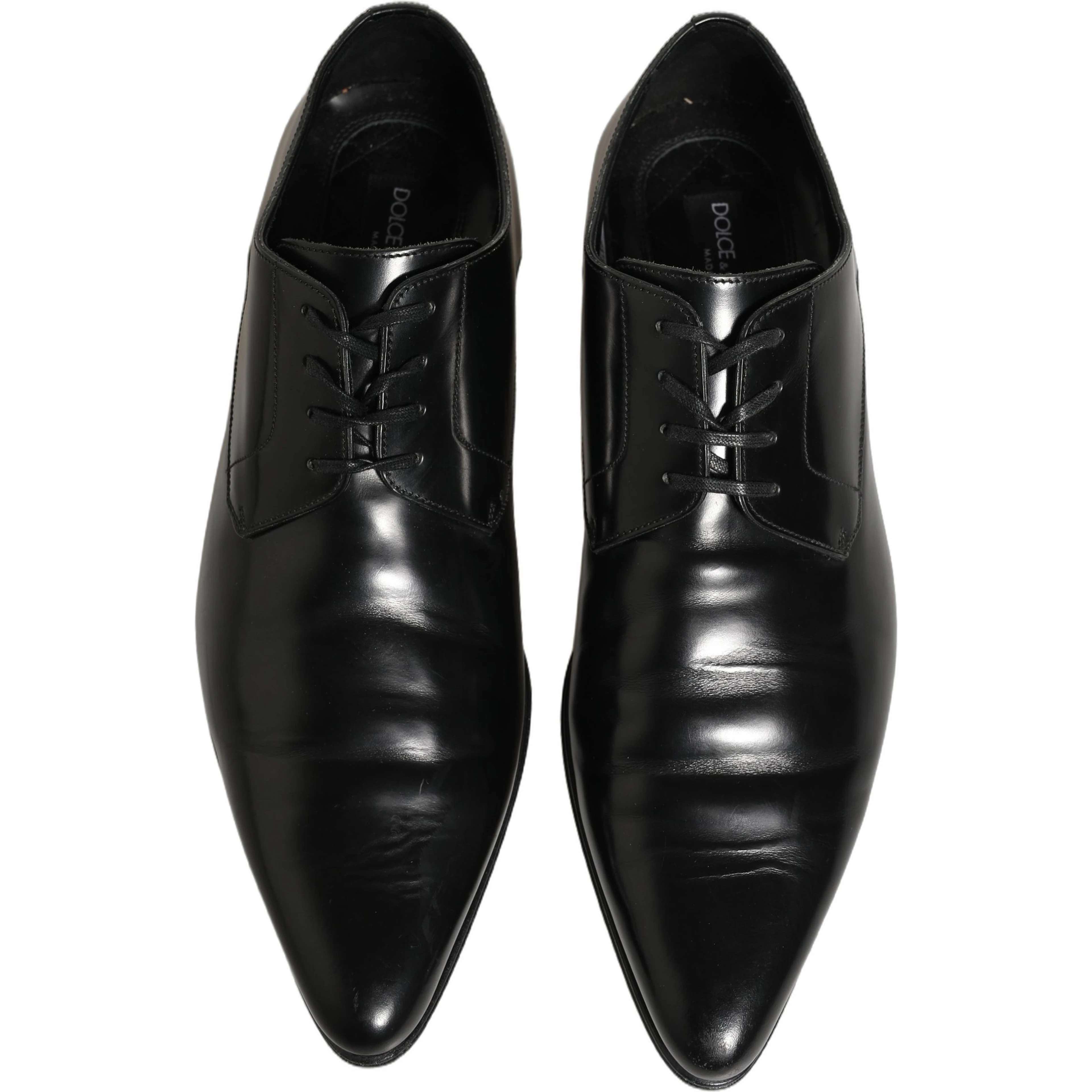 Black Leather Derby Dress Men Formal Shoes
