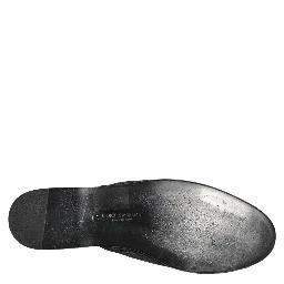 Black Suede Slides Flat Slipper Men Shoes