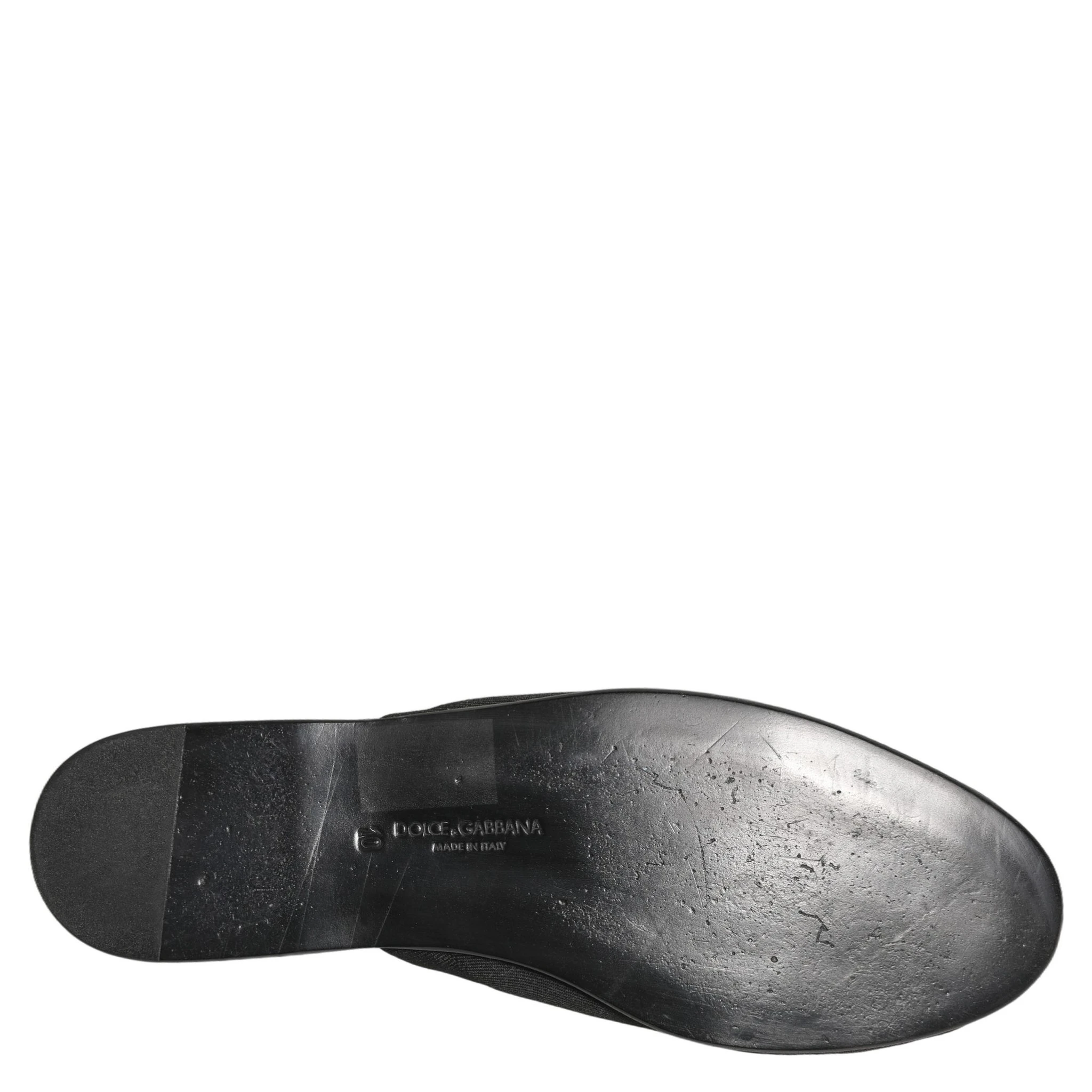 Black Suede Slides Flat Slipper Men Shoes