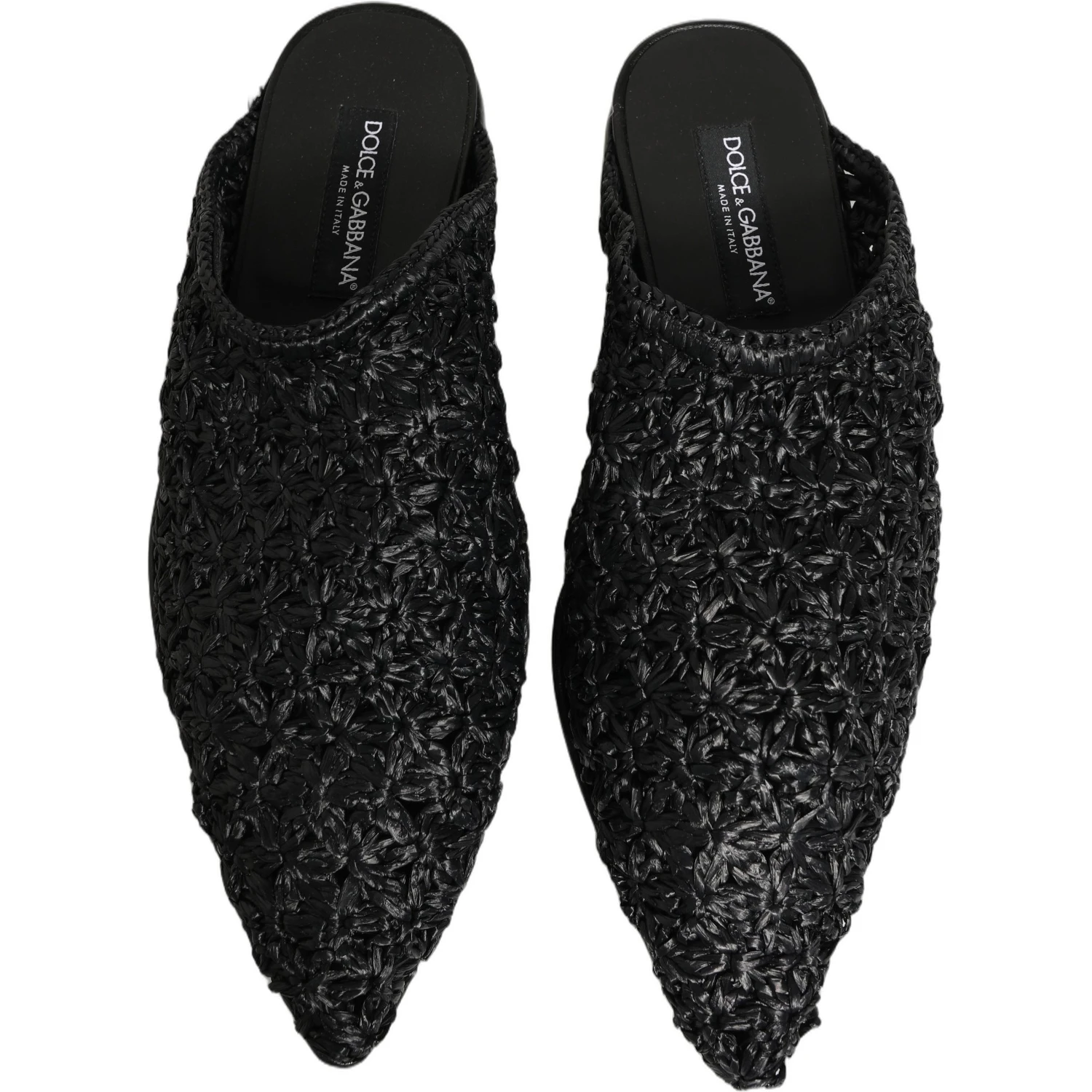 Black Mules Slides Slippers Men Flats Shoes