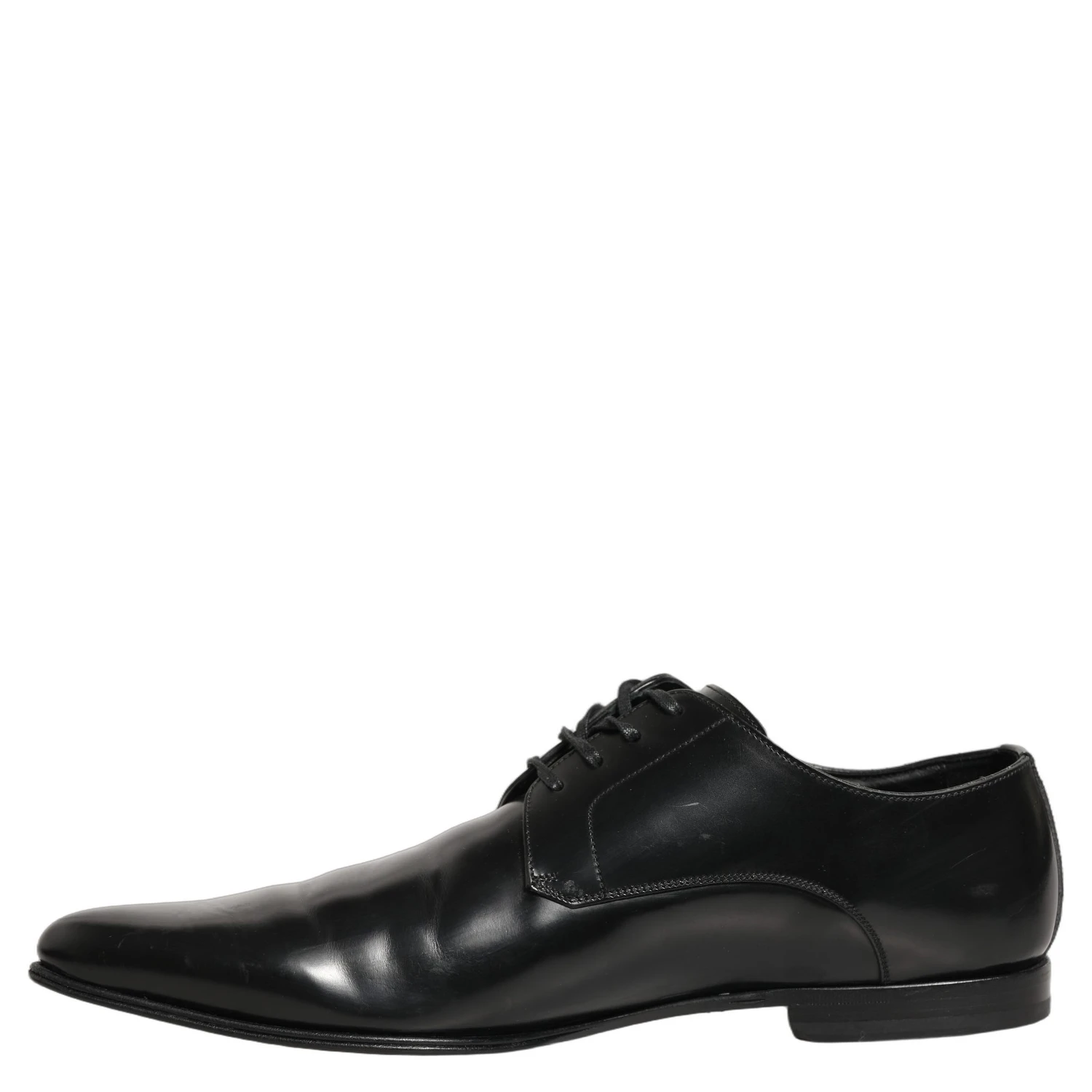 Black Leather Derby Dress Men Formal Shoes