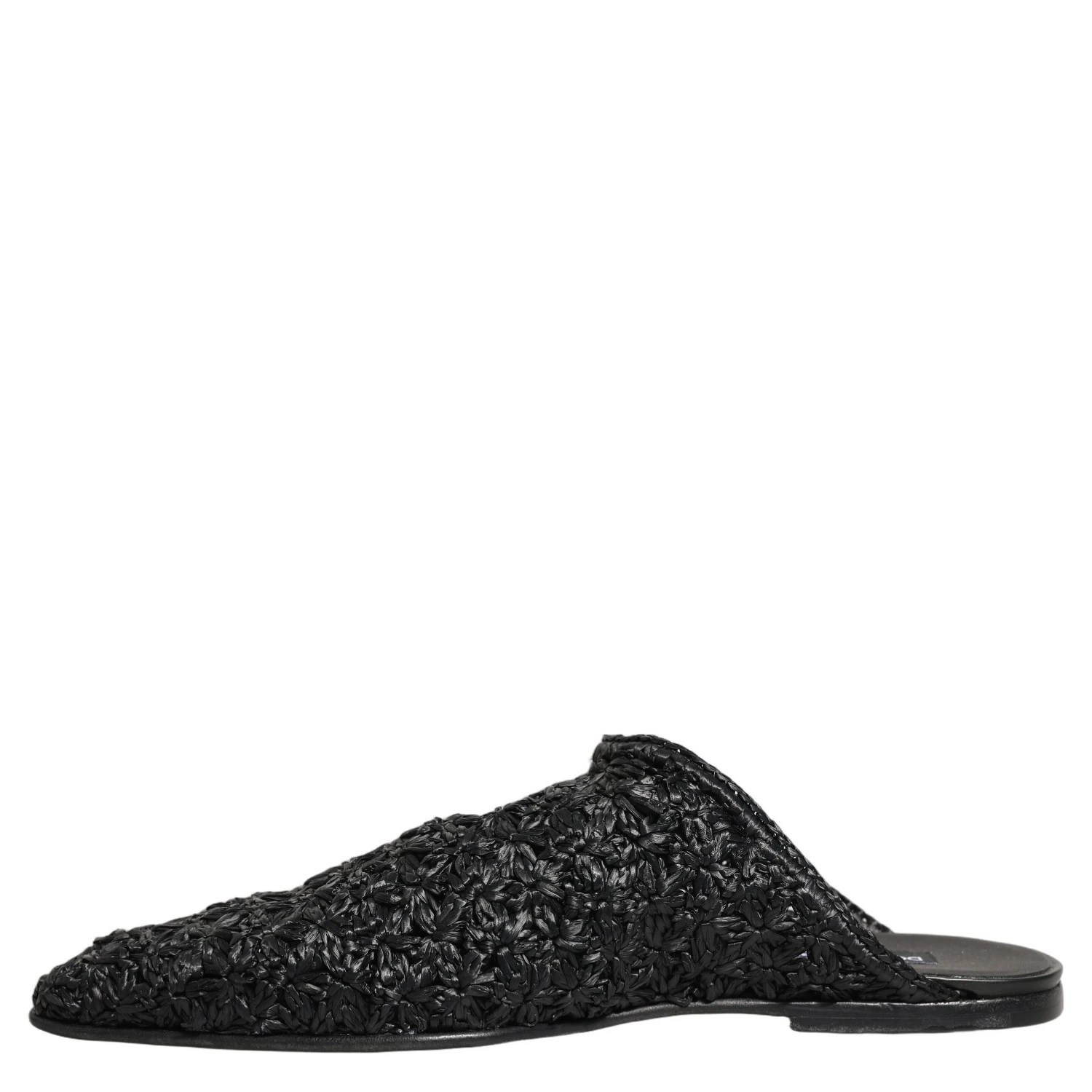 Black Mules Slides Slippers Men Flats Shoes